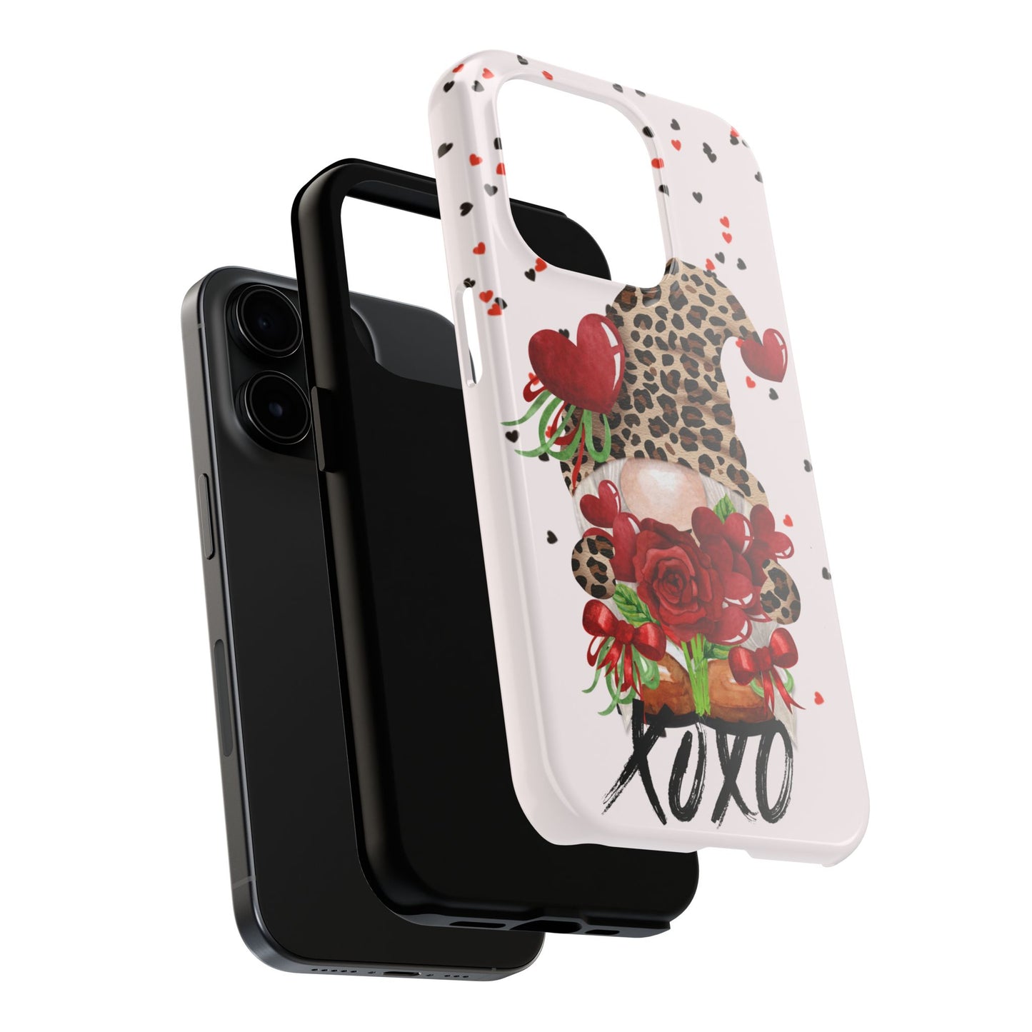 XOXO Gnome-Valentines day iPhone case- Romantic & stylish design