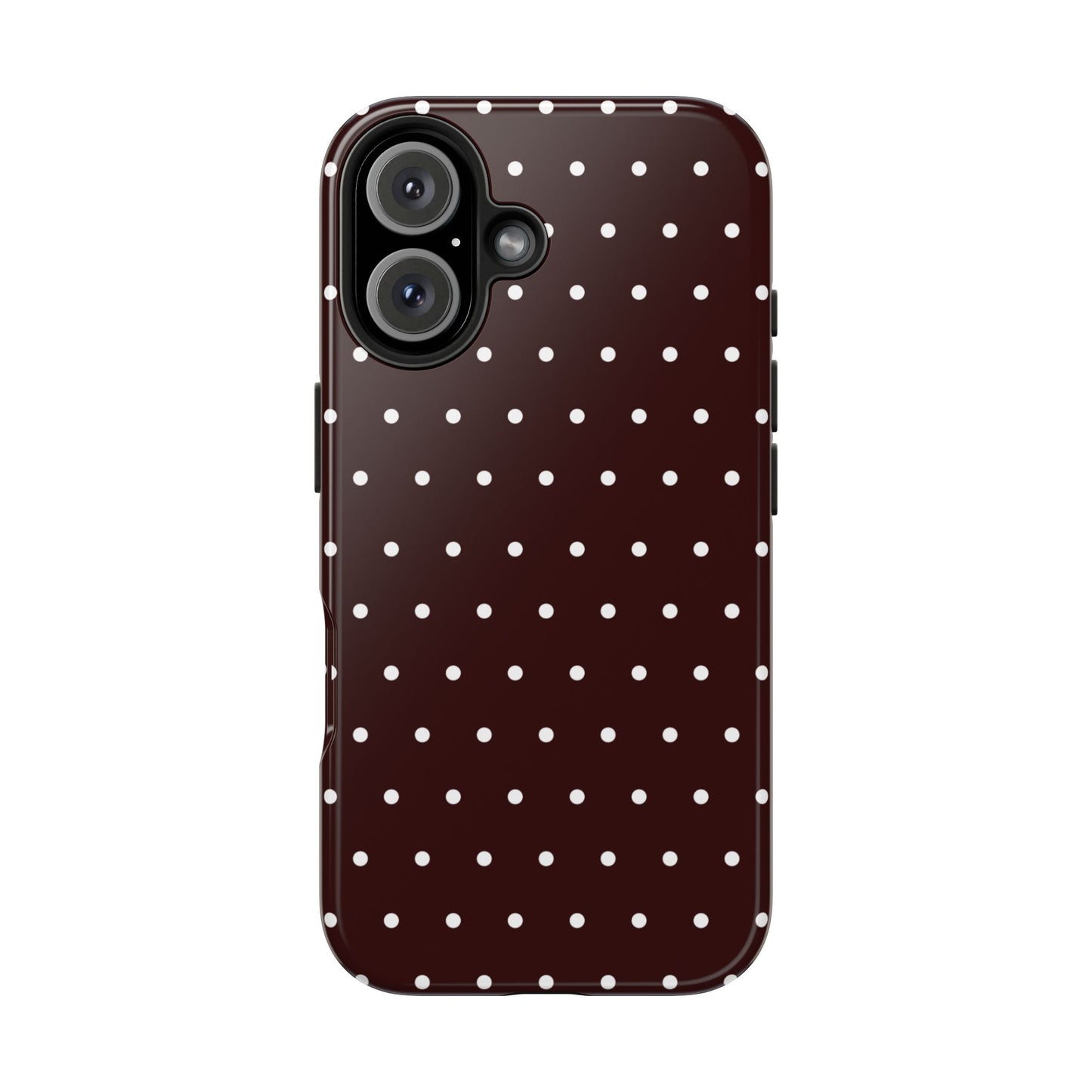 Burgundy Polka Dot iPhone Case | Sole Artist Studio