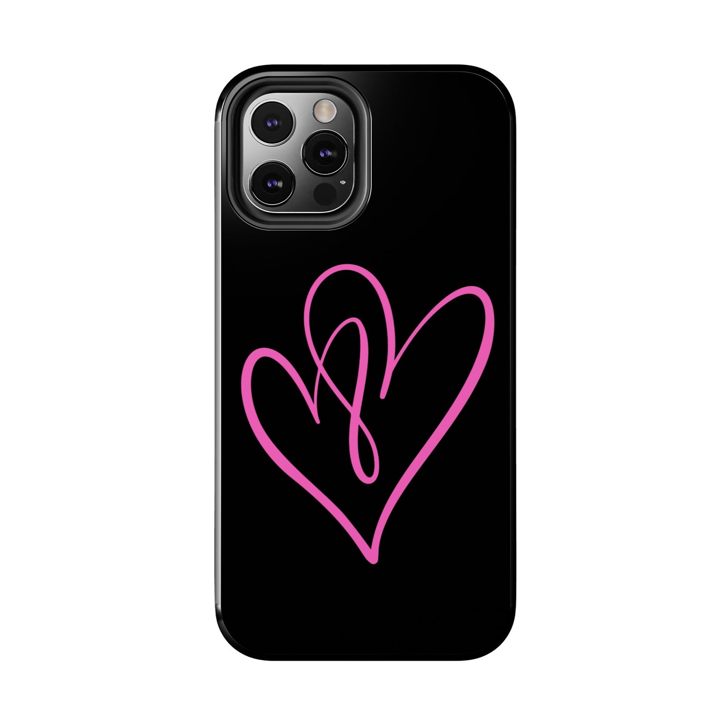 Intertwined Pink Hearts Valentine iPhone Case | Sole Artist Studio