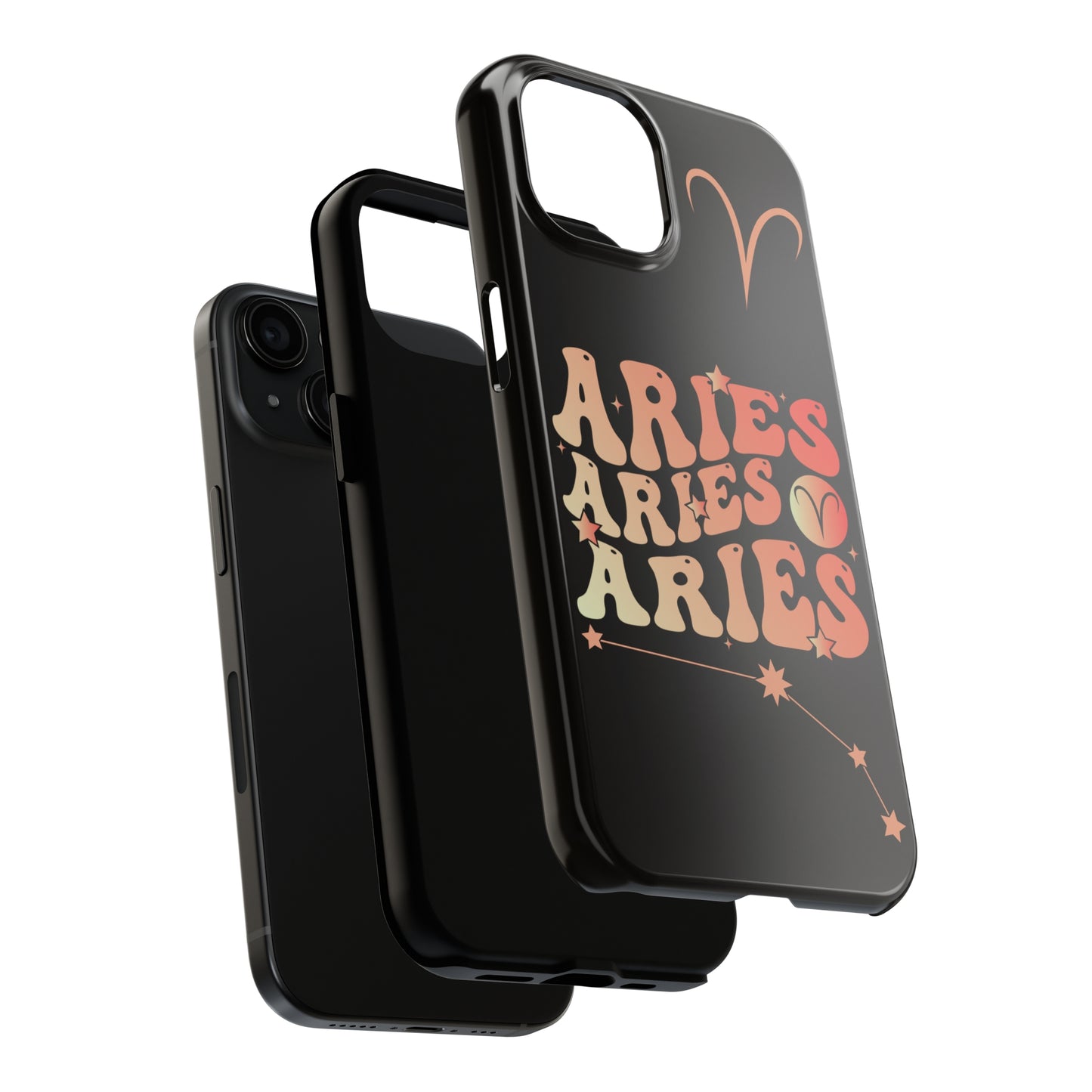 Aries bubble letter Tough iPhone Case iphone 14 accessories