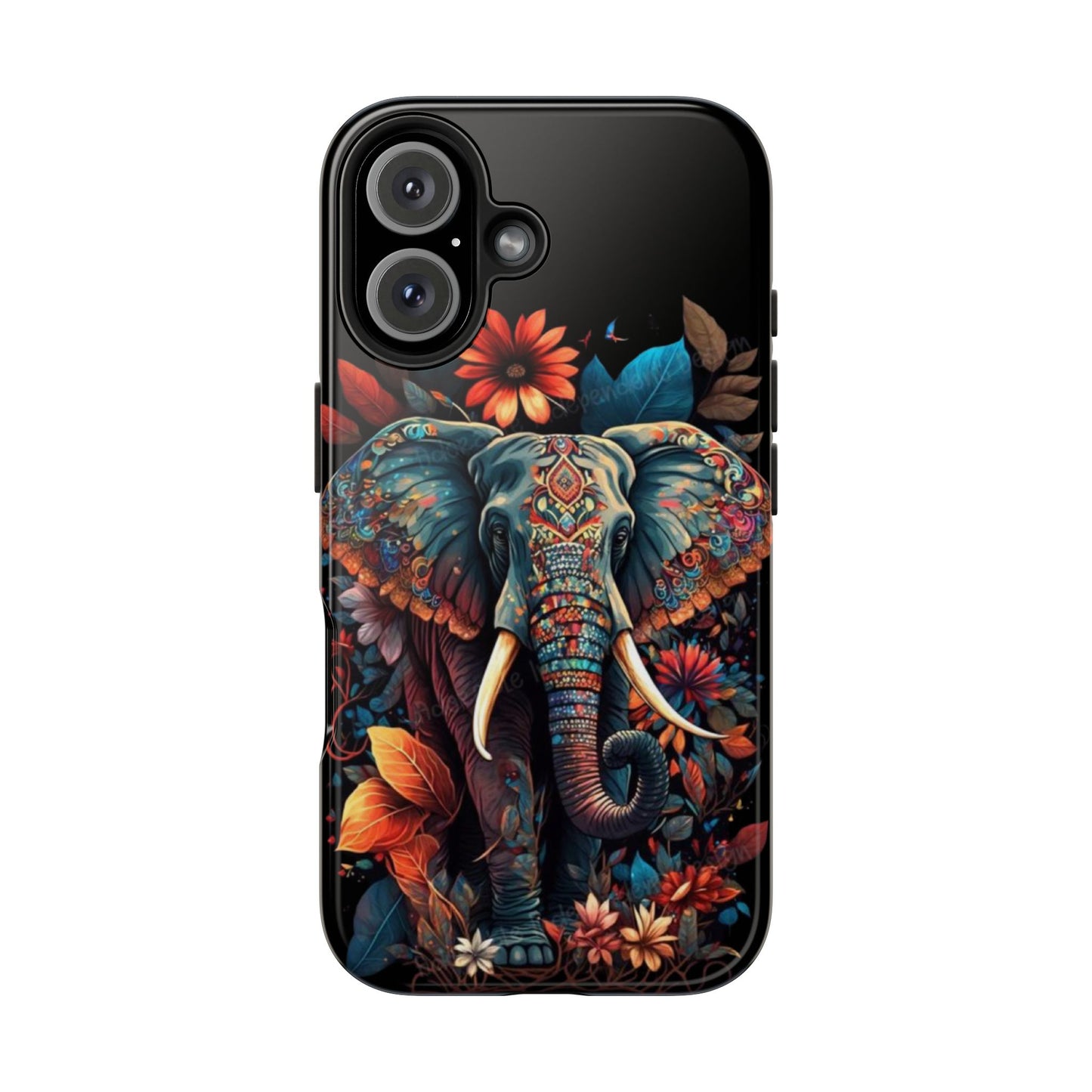 Autumn Elephant Bliss unique phone case- iPhone compatible