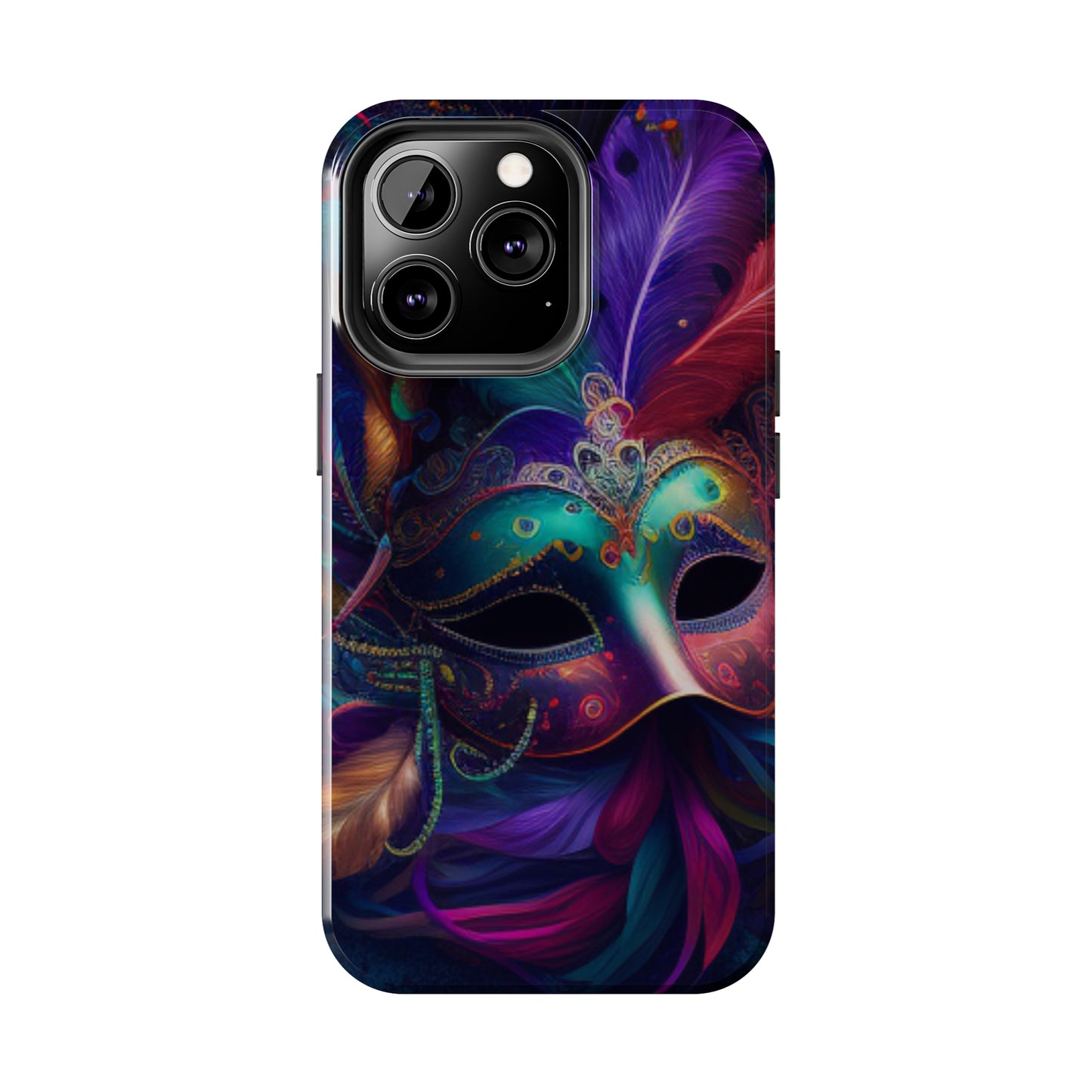 Mardi Gras mask Tough iPhone Case iPhone 15 accessories