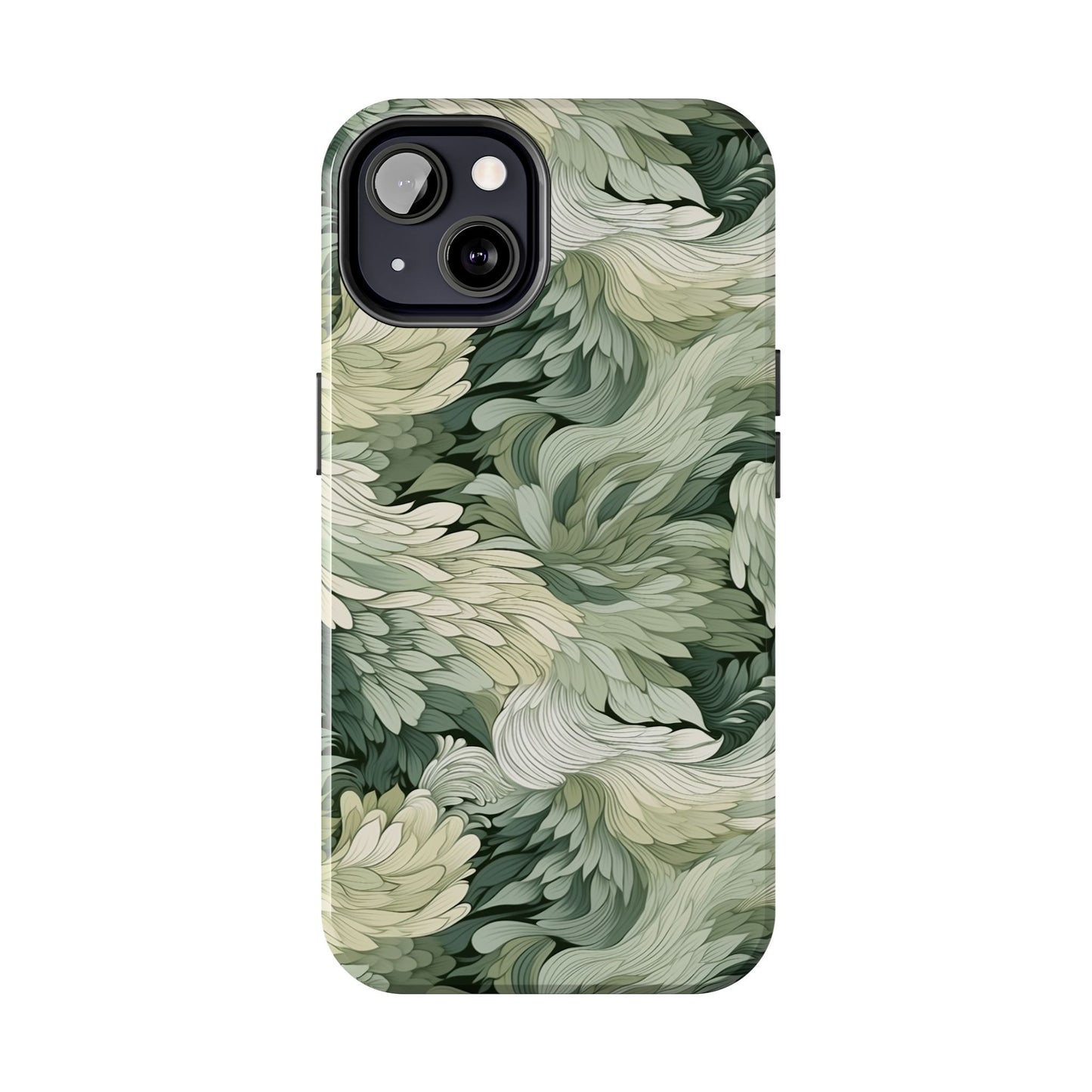 Vintage Sage Green Abstract iPhone Case | Sole Artist Studio