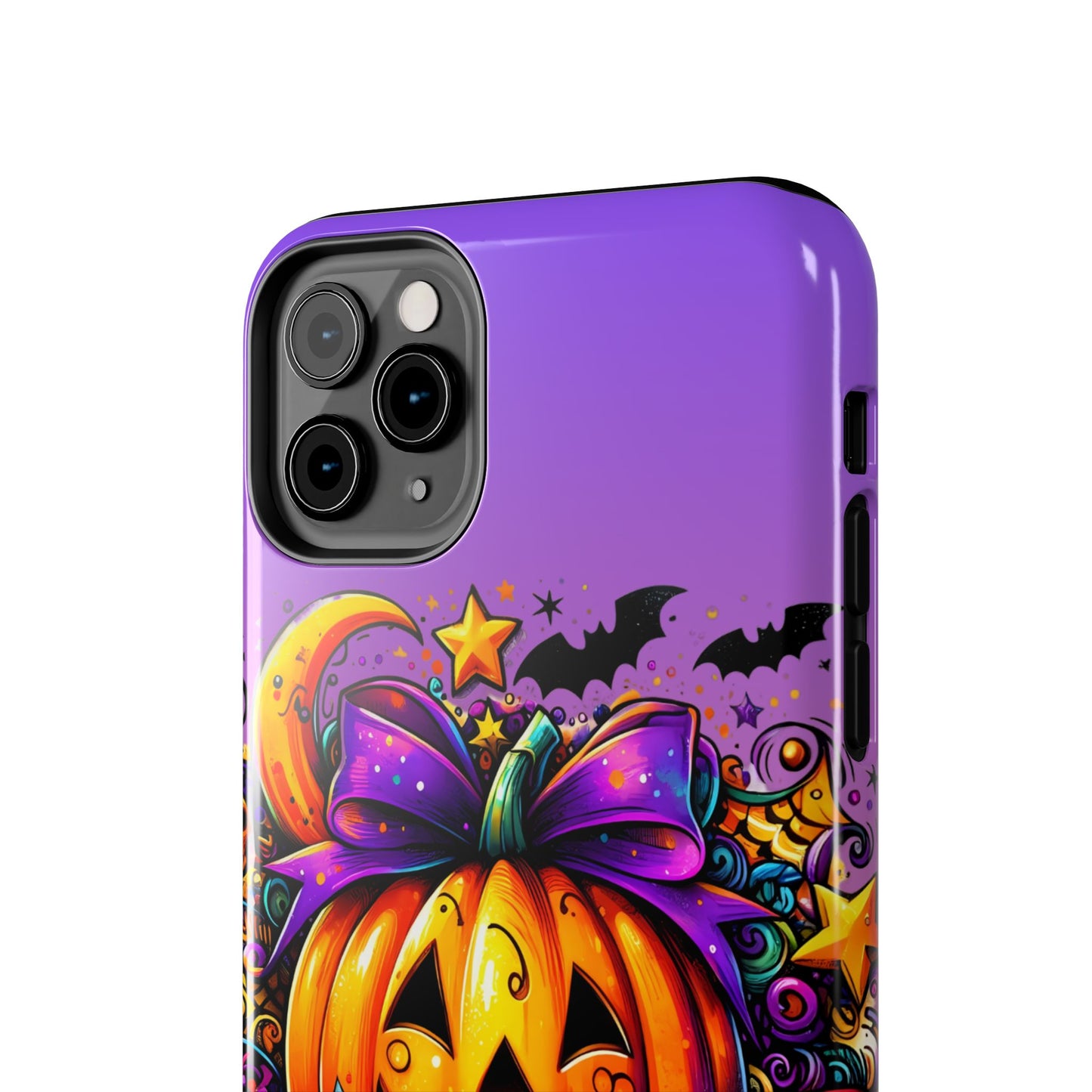 Spooky season pumpkin, Halloween themed Phone case iPhone compatible Models 11-16