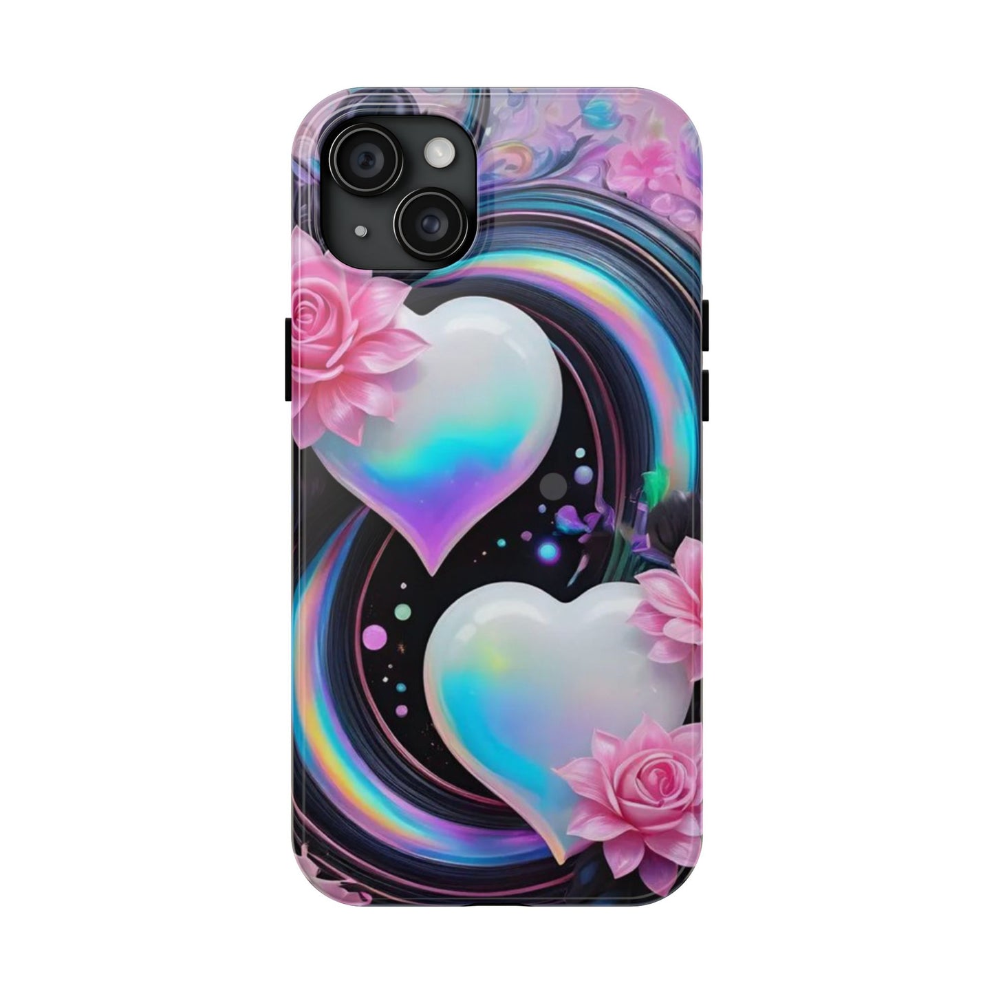 Floral Hearts & Rainbows iPhone Case | Sole Artist Studio