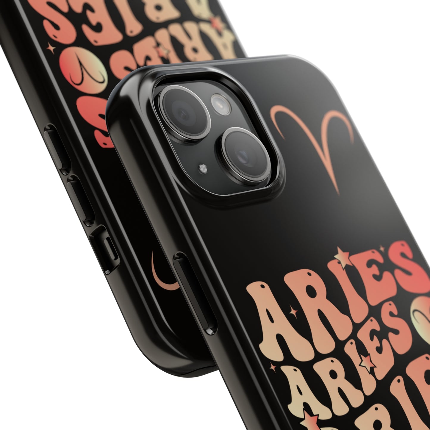 Aries bubble letter Tough iPhone Case iphone 14 accessories