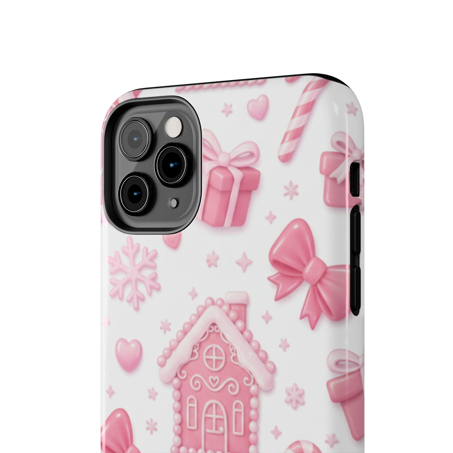 Pink Gingerbread Christmas iPhone Case | Sole Artist Studio