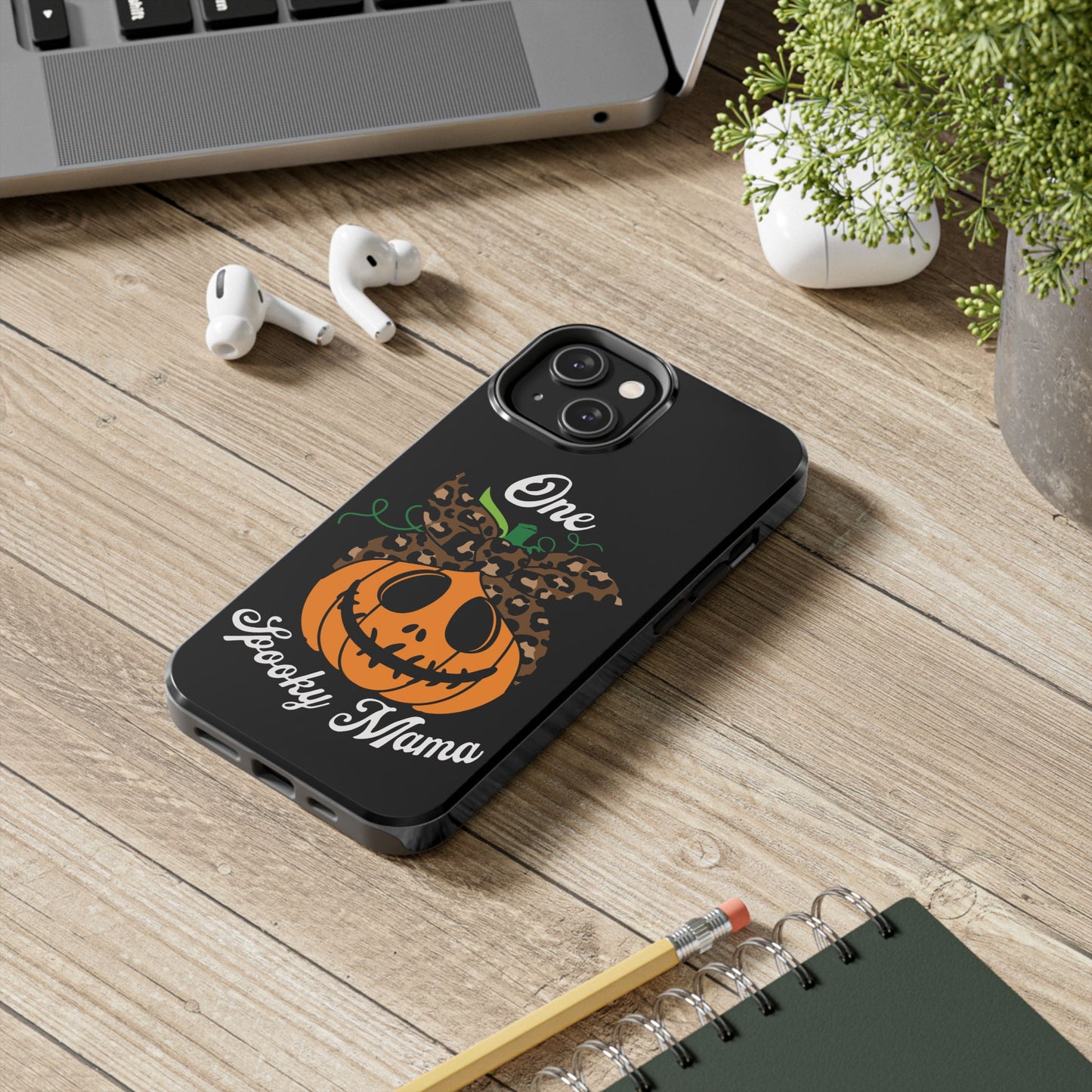One spooky mama, Halloween Tough Phone Cases