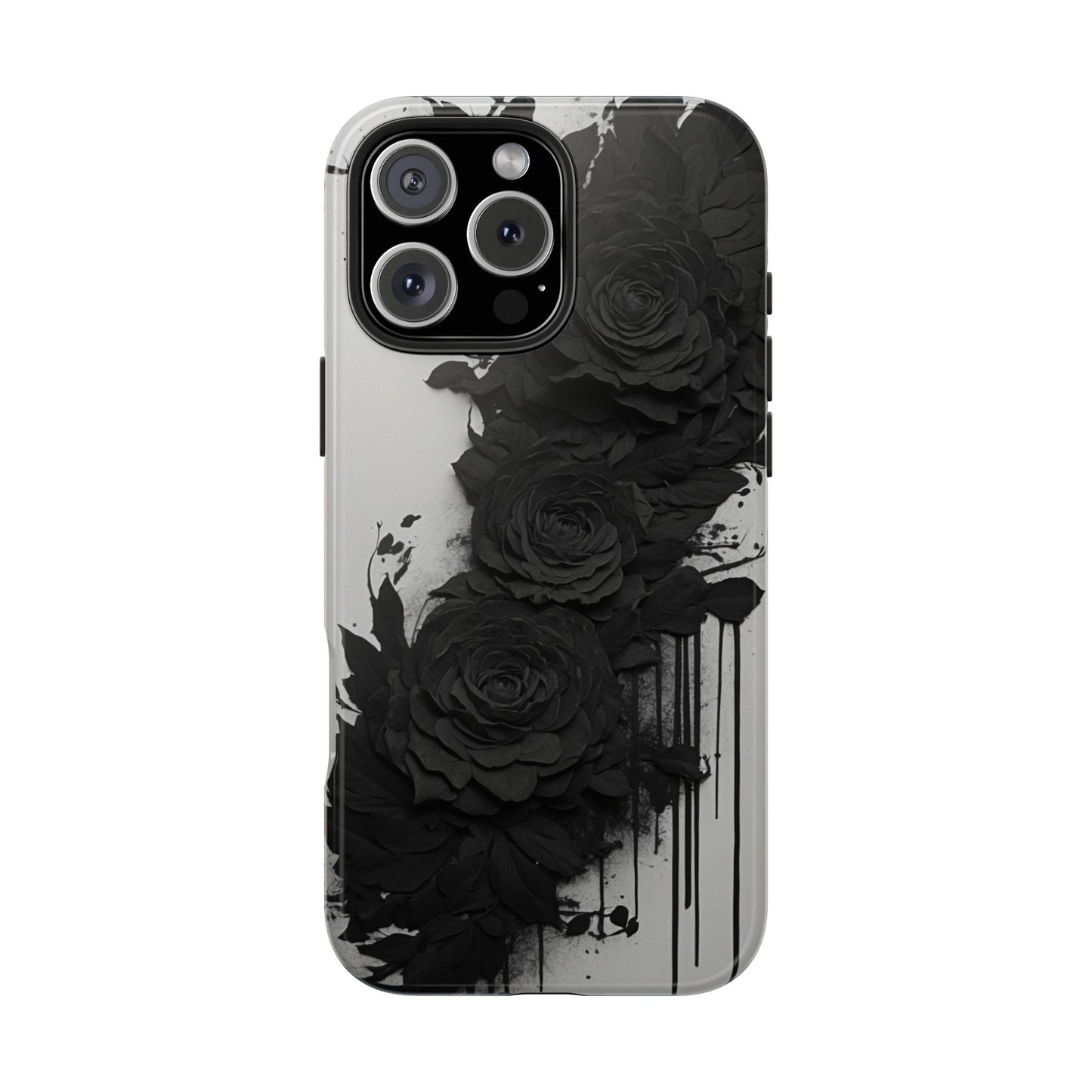 Black Rose Floral iPhone Case | Sole Artist Studio