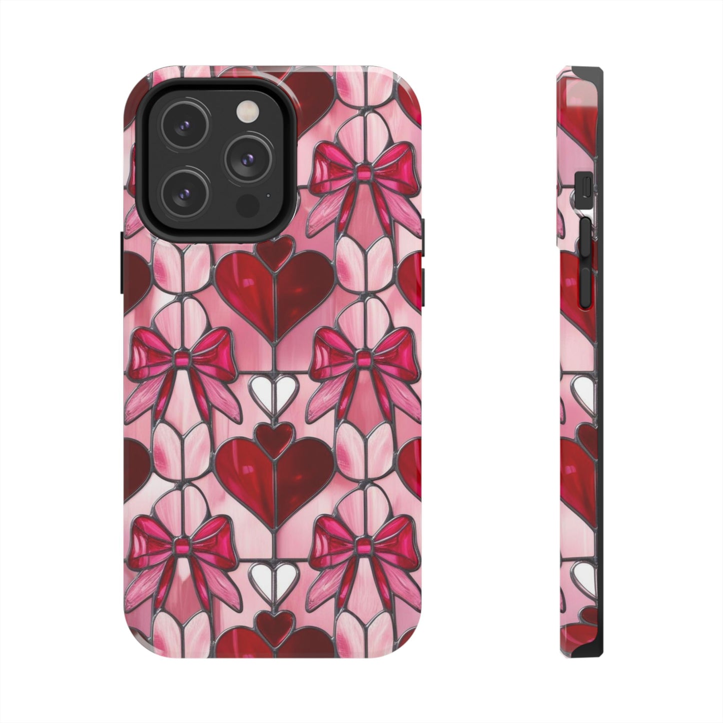 Valentines stained glass Phone Case