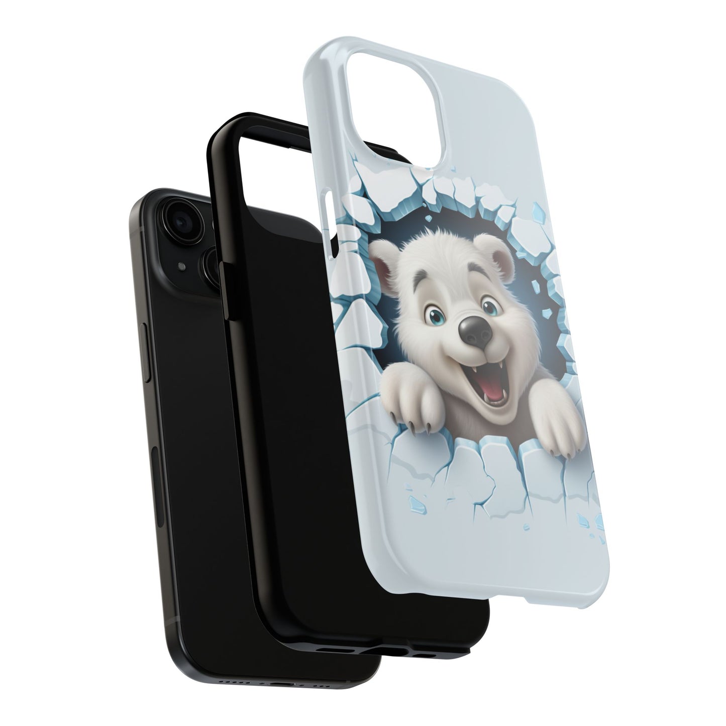 Winter break out Polar Bear iPhone Case | Sole Artist Studio