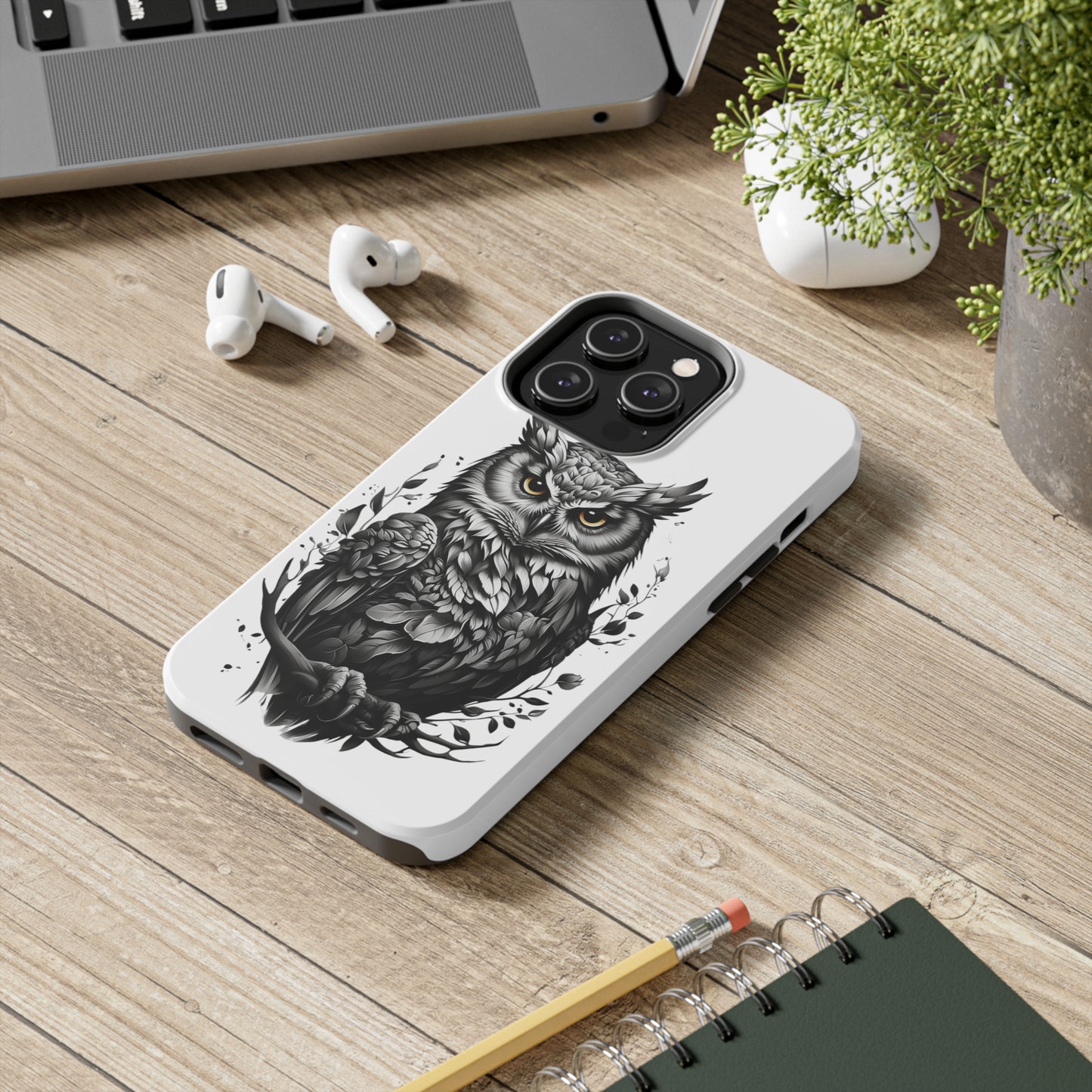 Owl sketch drawing phone case iPhone accessories