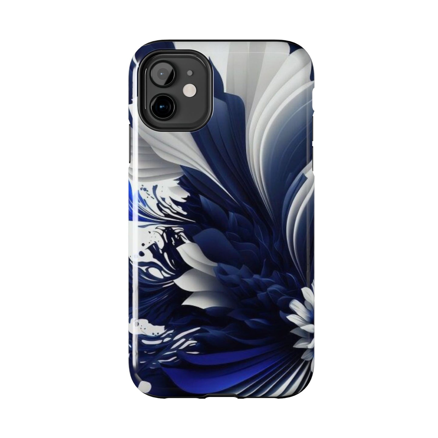 Blue & White Abstract iPhone Case | Sole Artist Studio