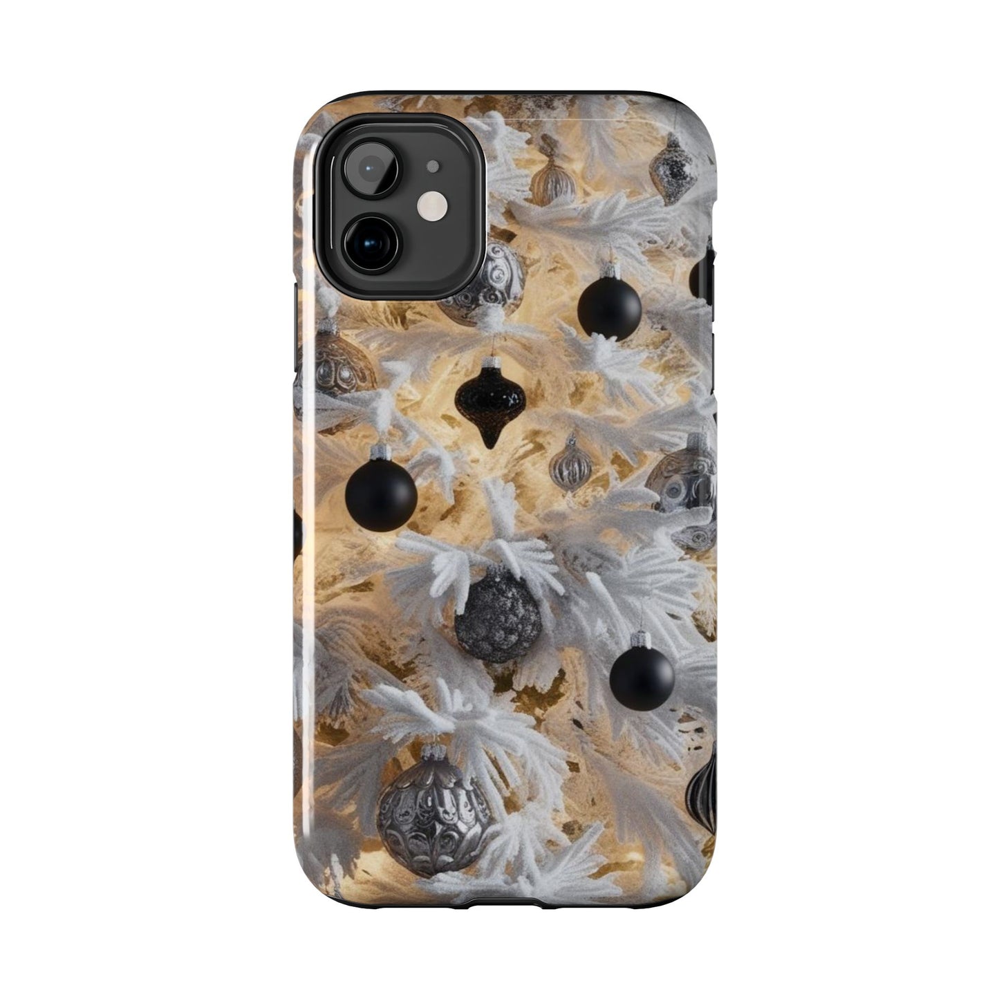 Black & White Vibes Christmas iPhone Case | Sole Artist Studio