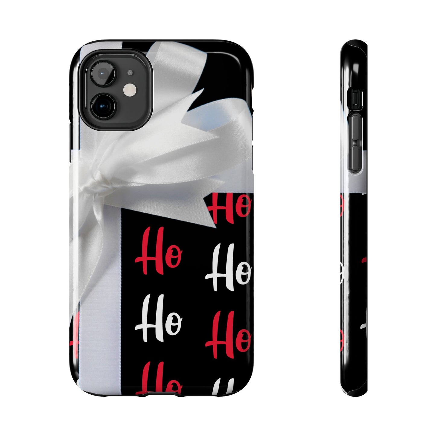Ho Ho Ho Ribbon Bow Christmas iPhone Case | Sole Artist Studio