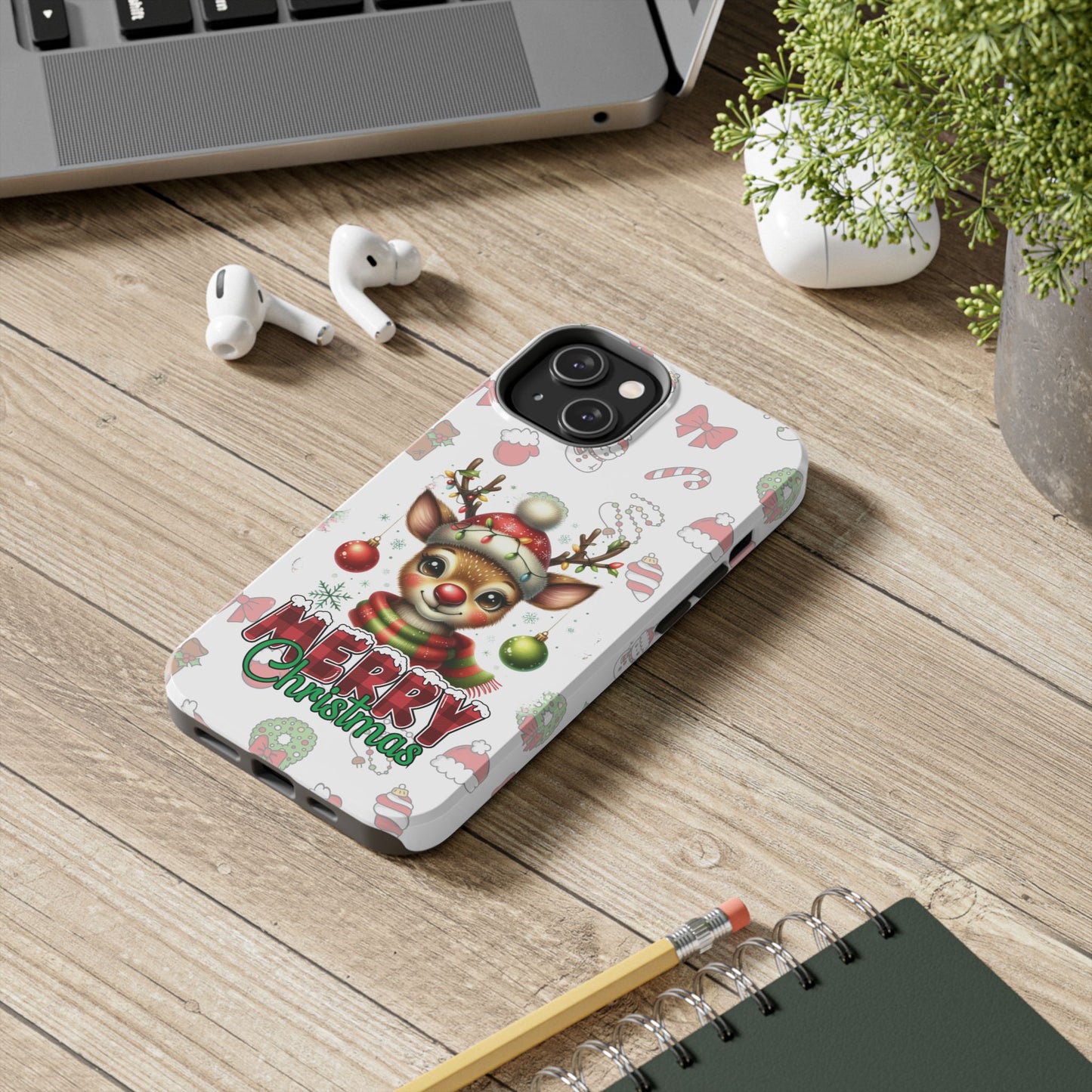Vintage Reindeer Christmas iPhone Case | Sole Artist Studio