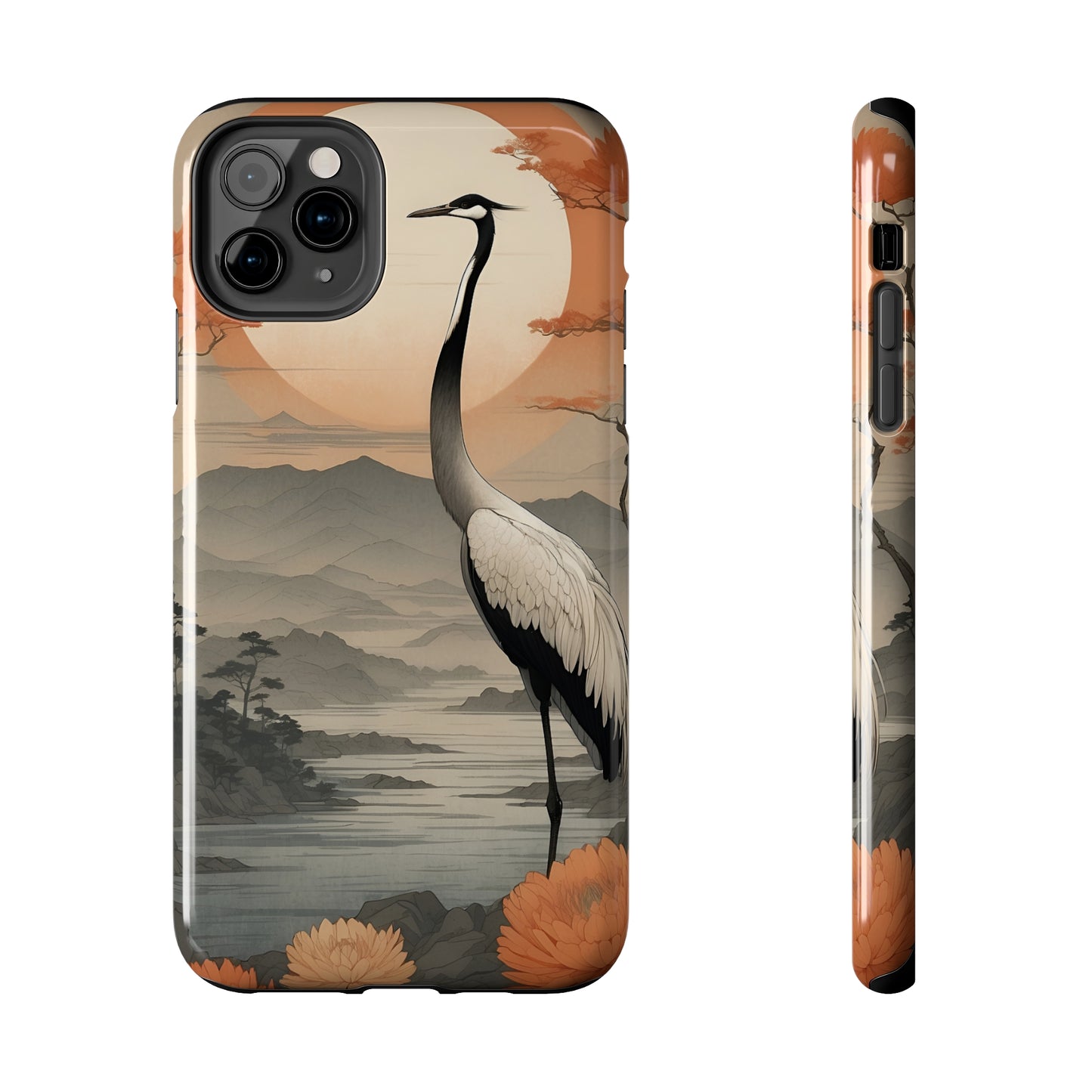 Beautiful Japanese Crane/Tough iPhone Case/ Nature