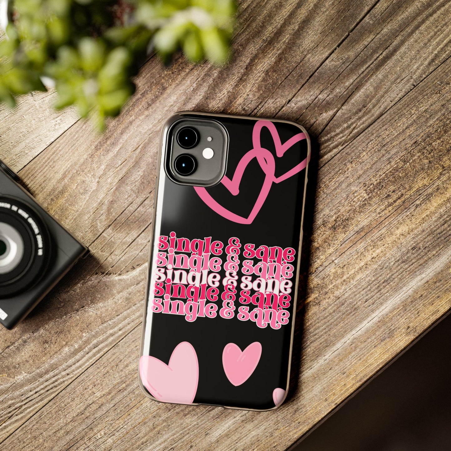 Single and Sane Valentine iPhone Case | Sole Artist Studio