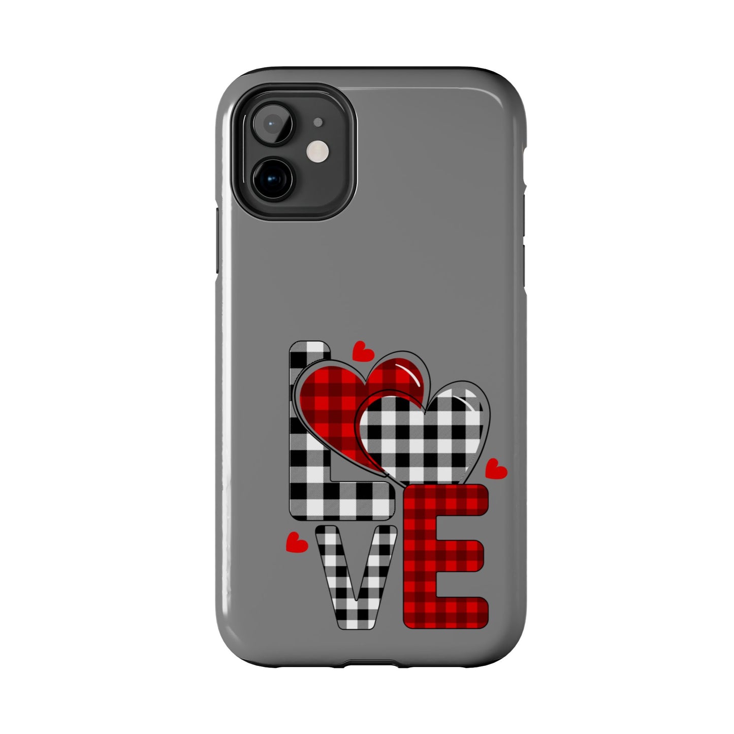 Grey LOVE Valentine iPhone Case | Sole Artist Studio