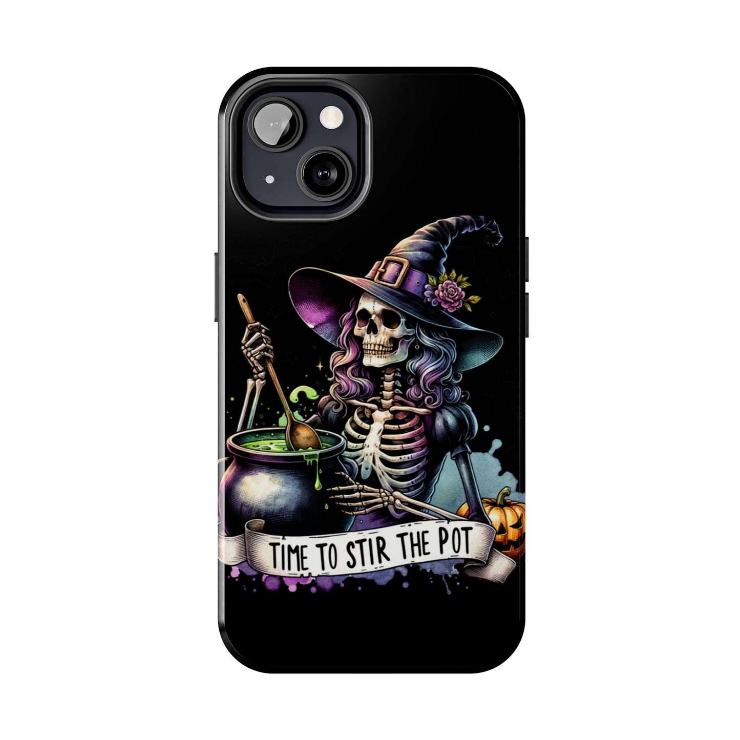 Time to stir the pot, Halloween themed Phone case- iPhone compatible Models 11-16