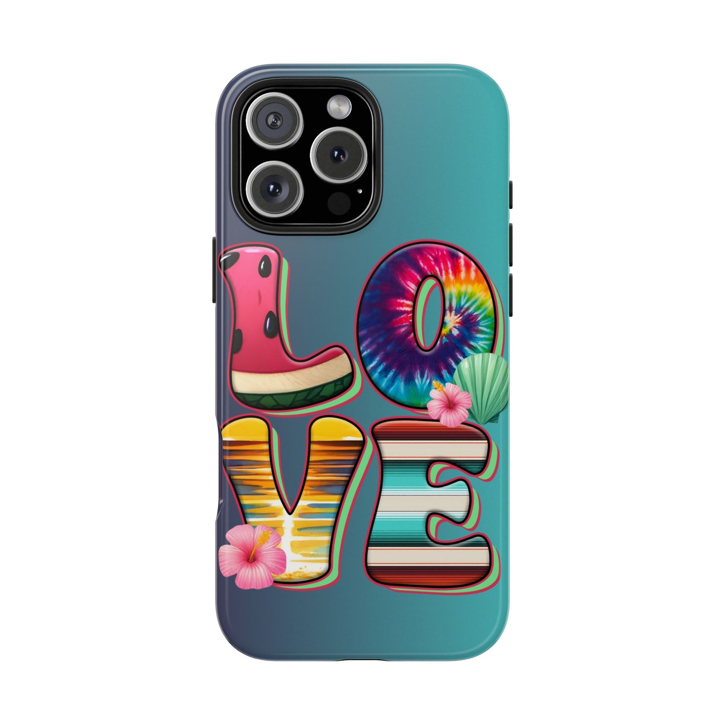 Boho LOVE Summer Aesthetic iPhone Case | Sole Artist Studio