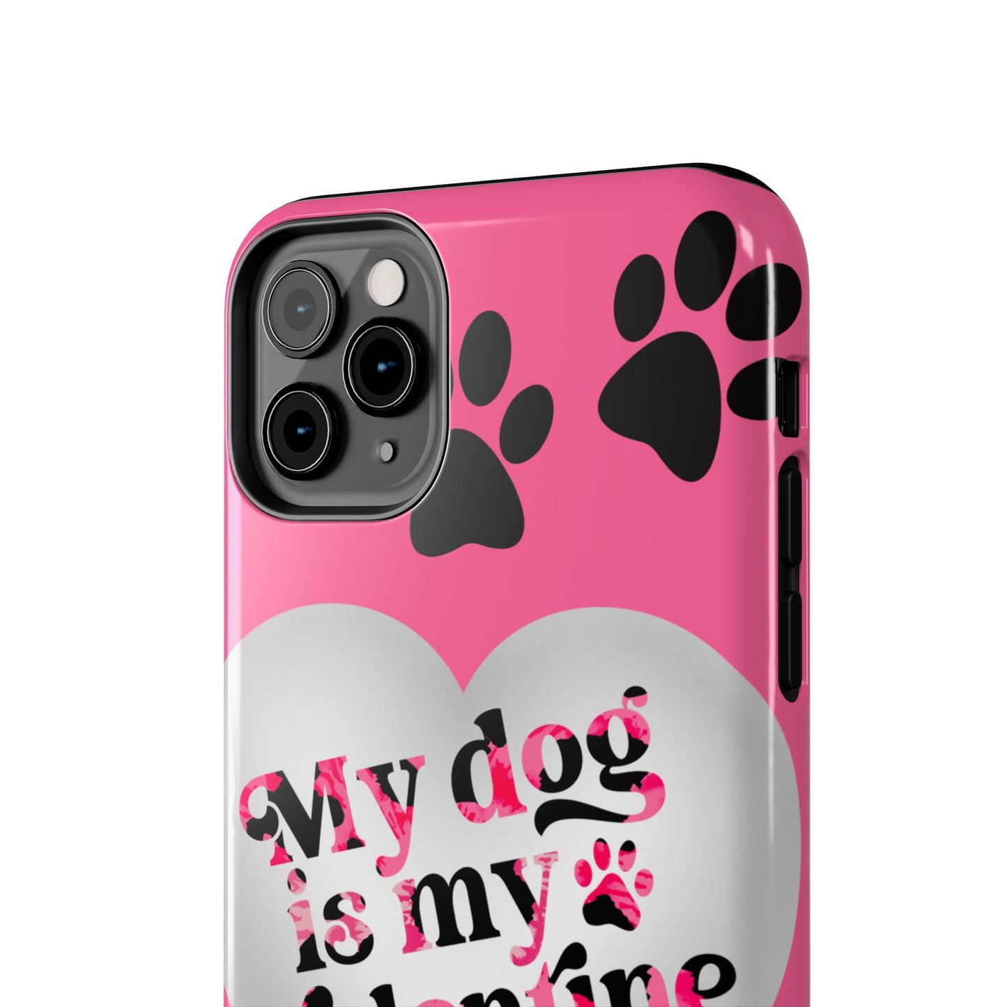 My Dog Is My Valentine iPhone Case | Sole Artist Studio
