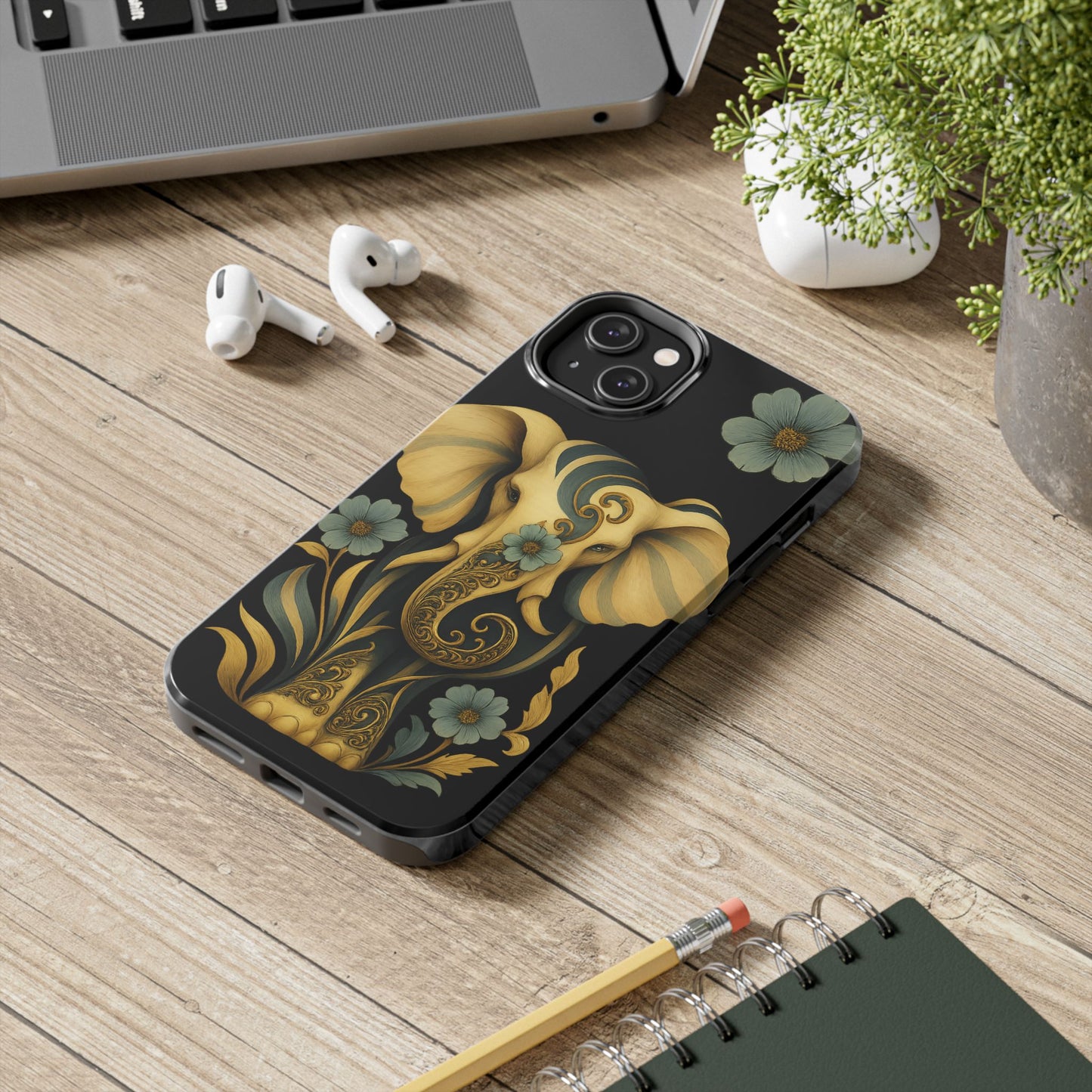 Tribal Elephant Floral iPhone Case | Sole Artist Studio
