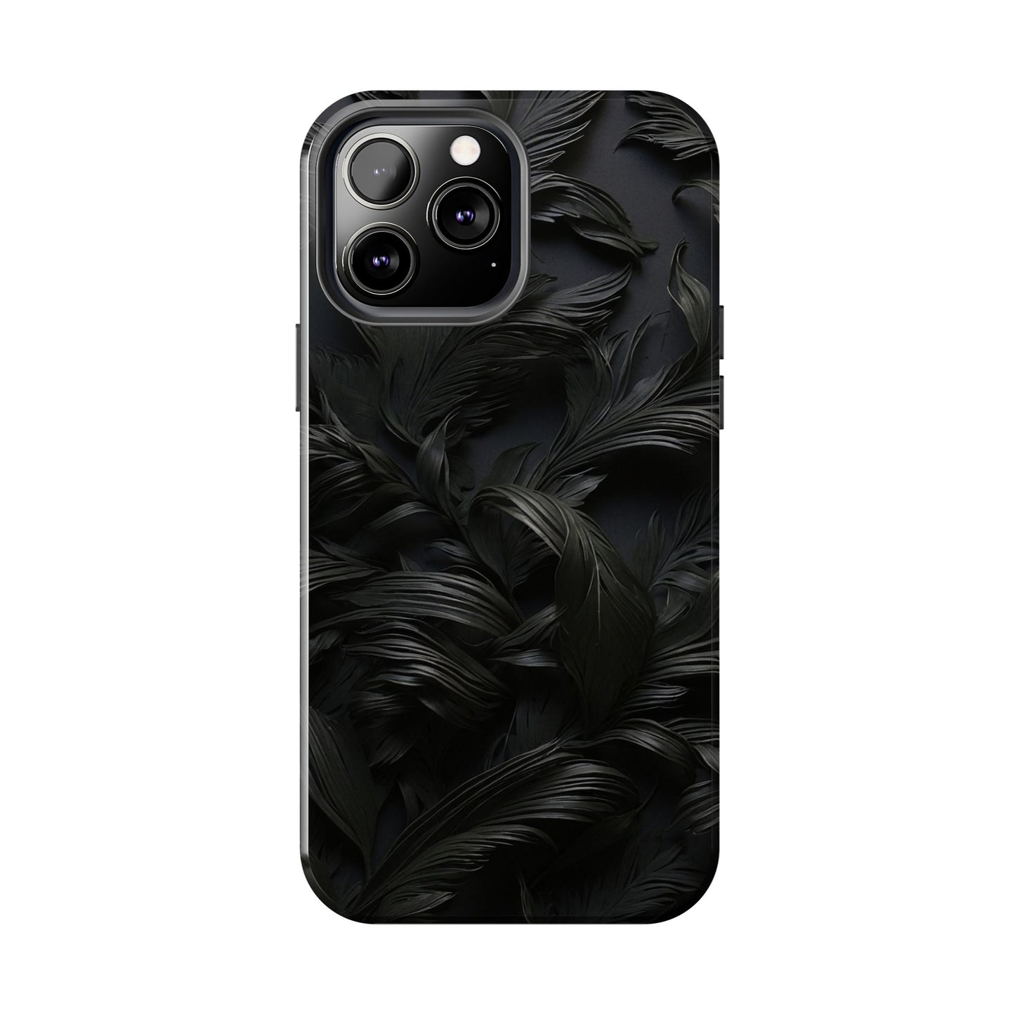 Black Engraved Gothic Abstract iPhone Case | Sole Artist Studio