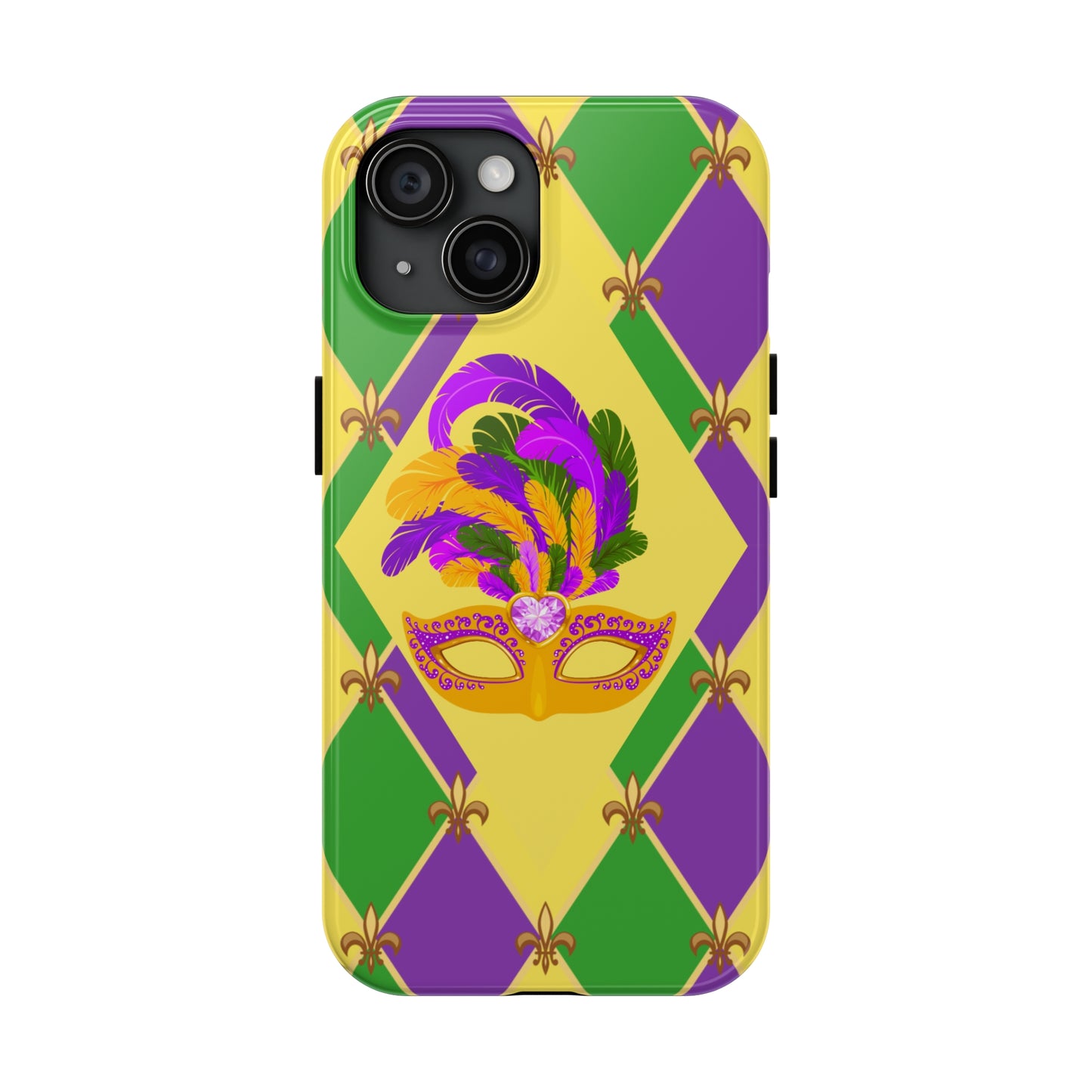 Mardi Gras fun Tough iPhone Case iPhone 15 accessories