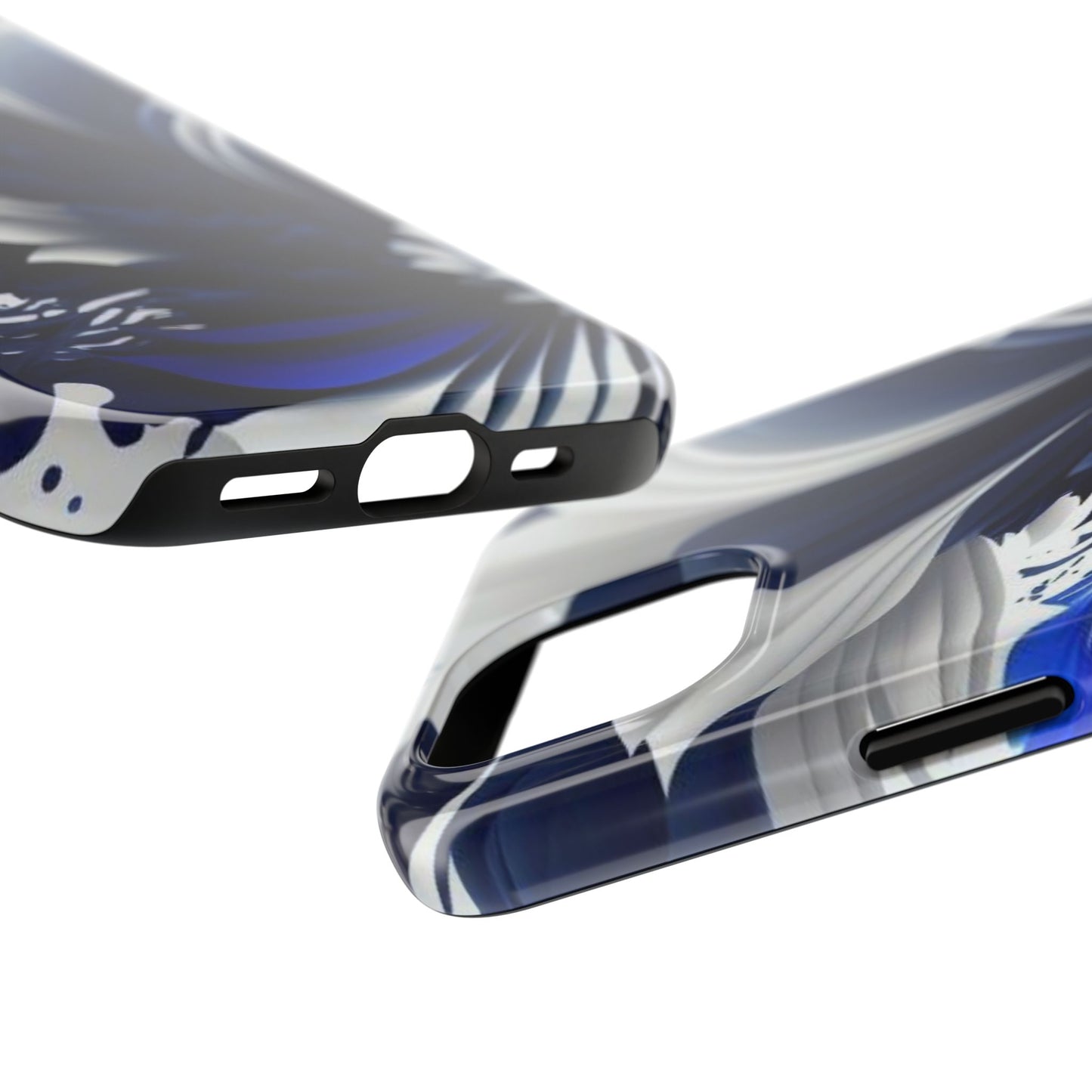 Blue & White Abstract iPhone Case | Sole Artist Studio