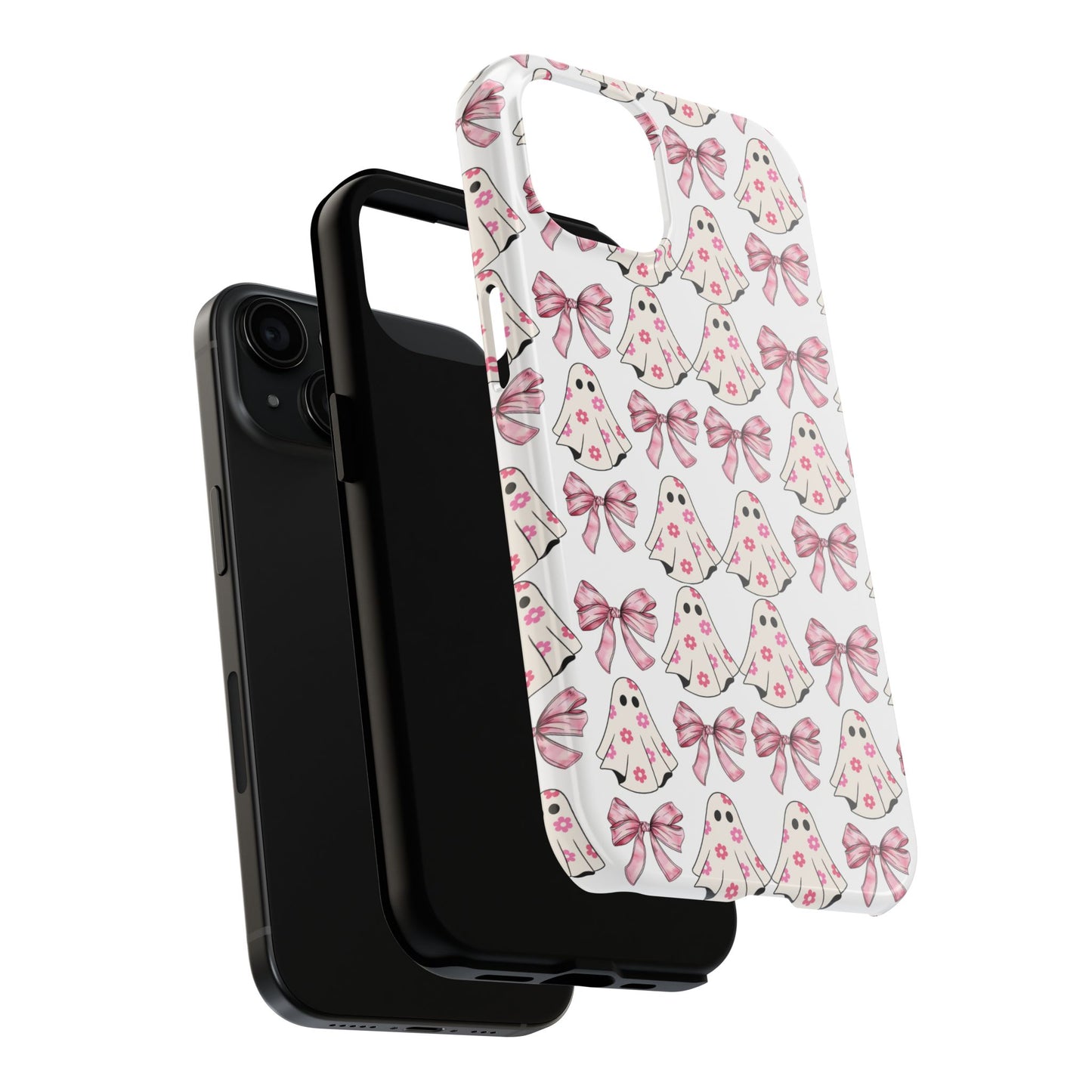 Ghostly Pink  Halloween themed iPhone case Models 11-15