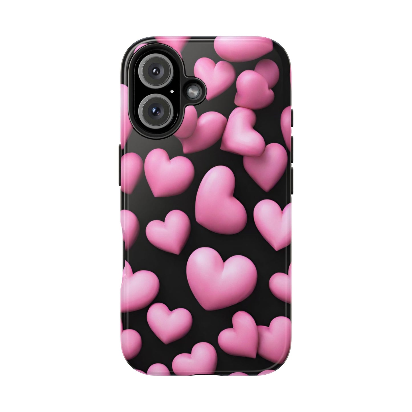 Pink Bubble Hearts Valentine iPhone Case | Sole Artist Studio