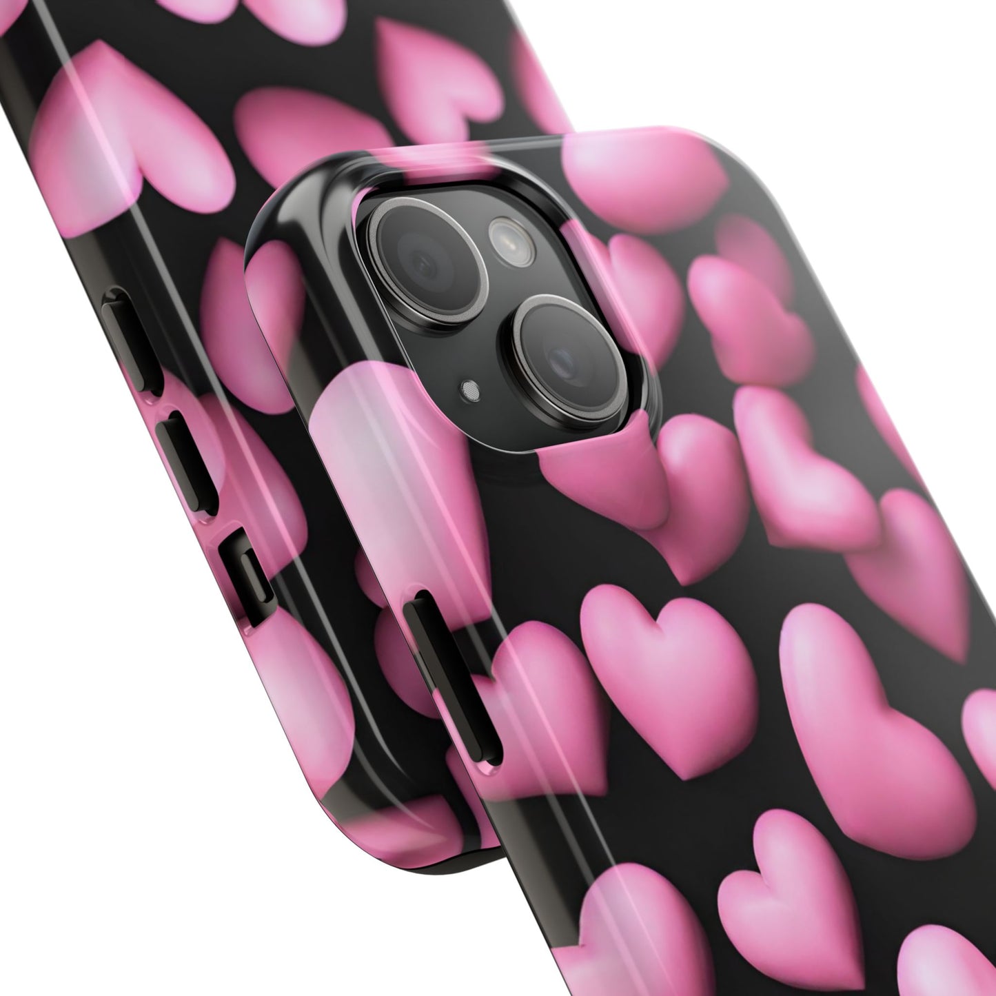 Pink Bubble Hearts Valentine iPhone Case | Sole Artist Studio
