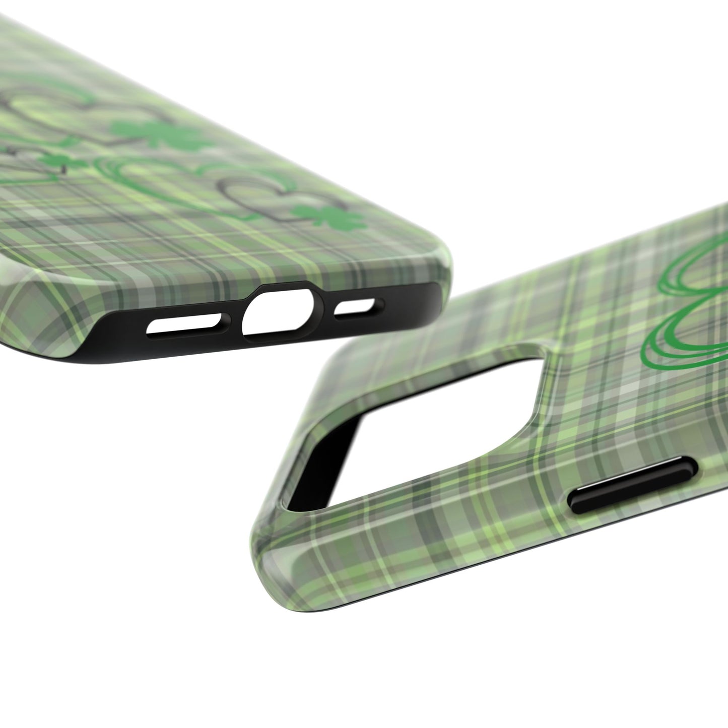 Plaid Hearts & Shamrock St. Patrick’s Day iPhone Case | Sole Artist Studio