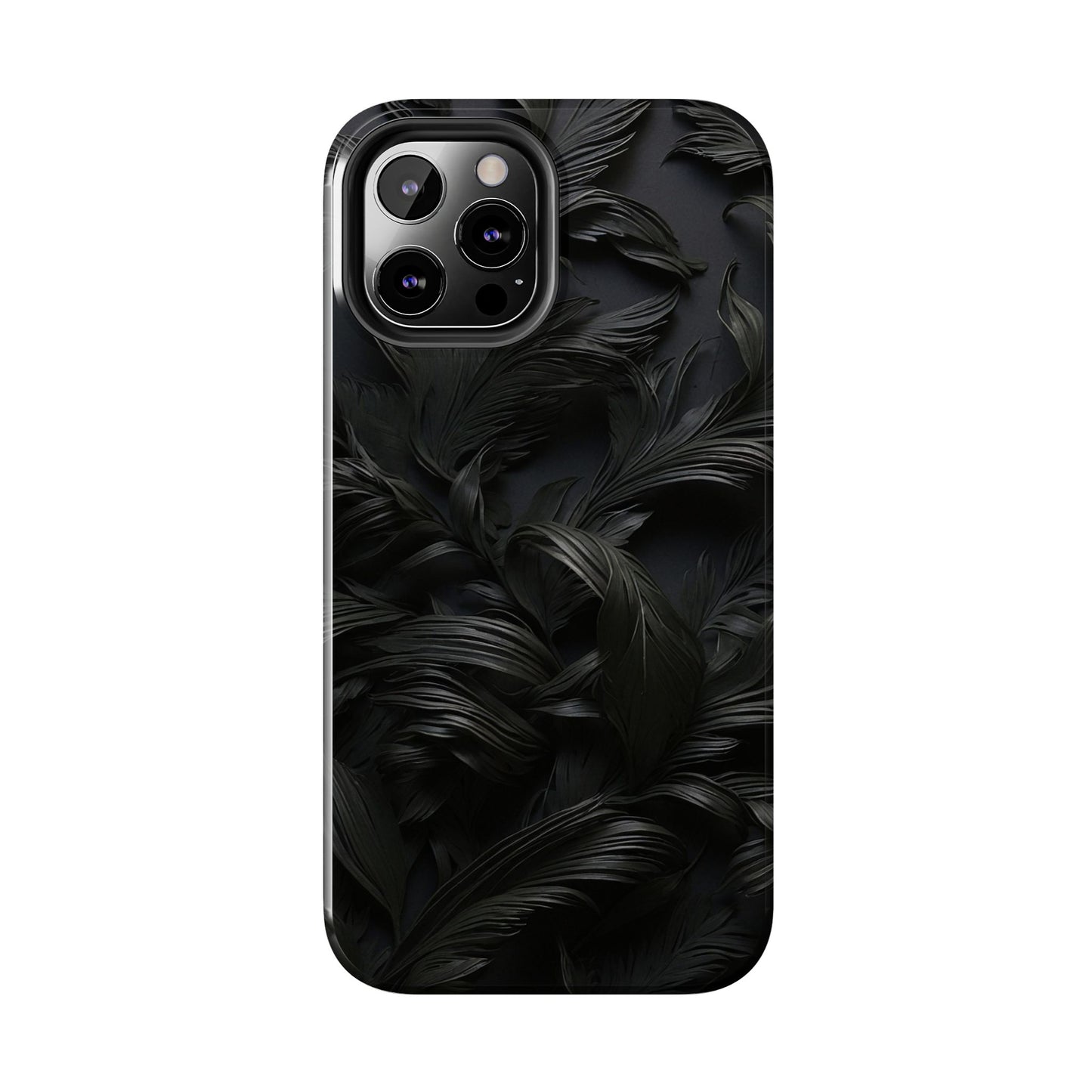 Black Engraved Gothic Abstract iPhone Case | Sole Artist Studio