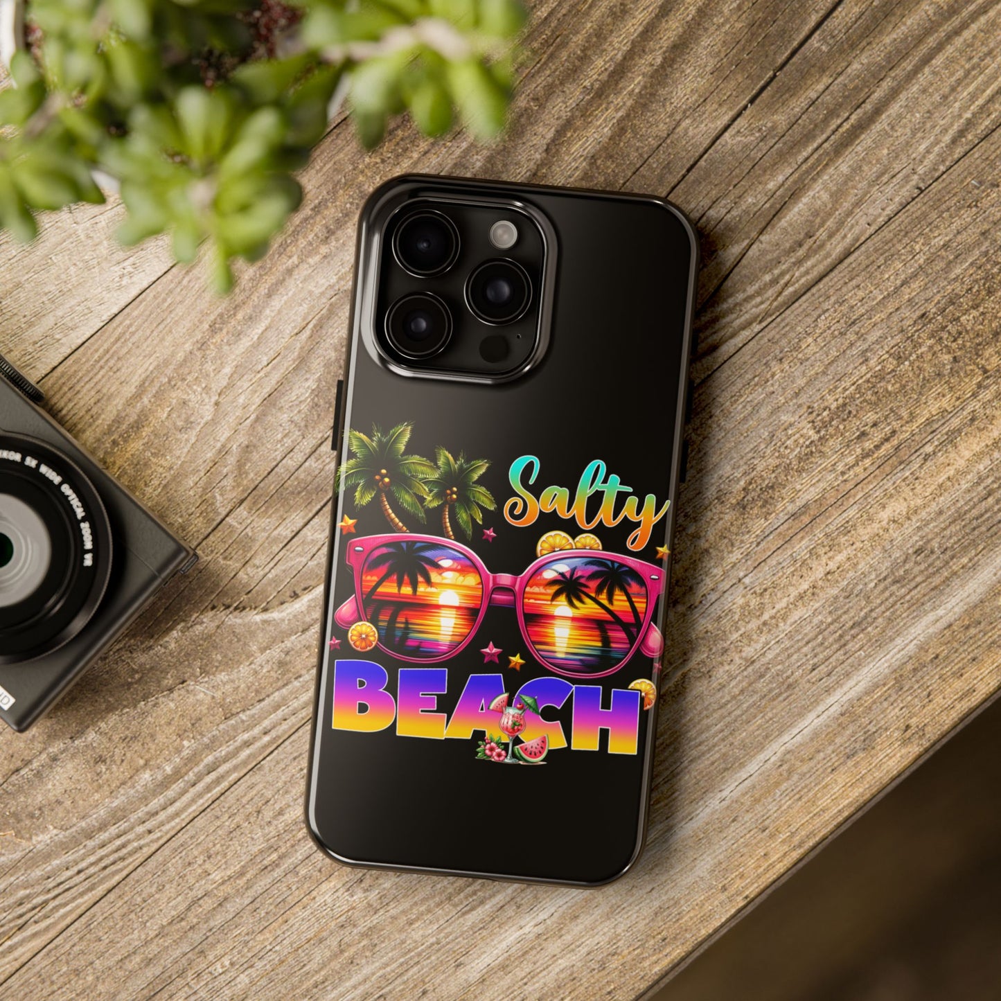 Salty Beach Summer Aesthetic iPhone Case | Sole Artist Studio