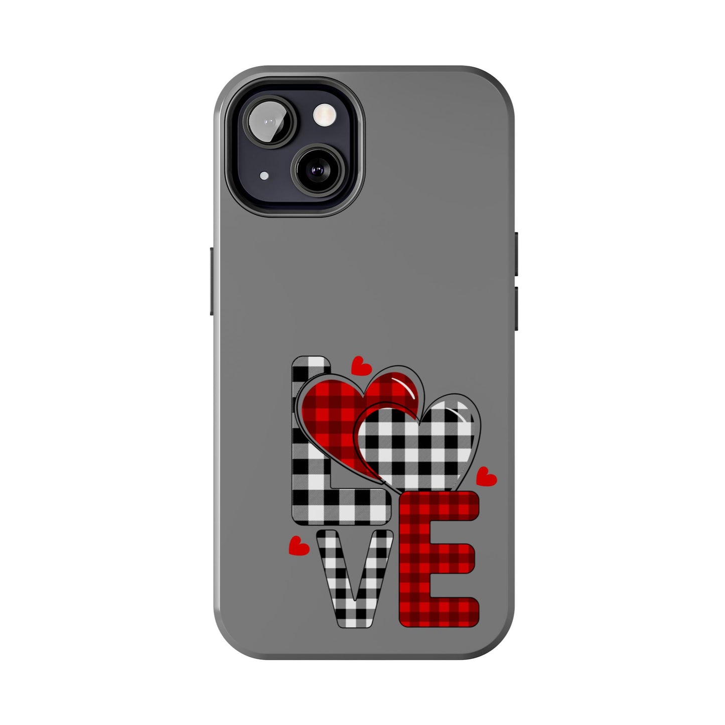 Grey LOVE Valentine iPhone Case | Sole Artist Studio