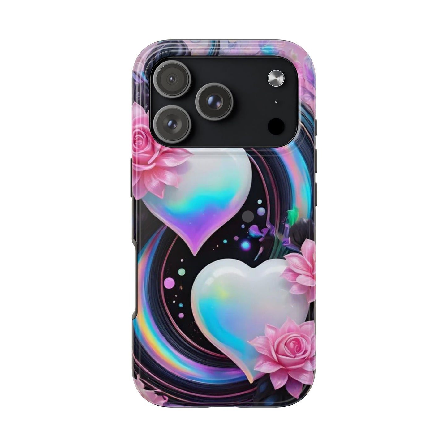 Floral Hearts & Rainbows iPhone Case | Sole Artist Studio
