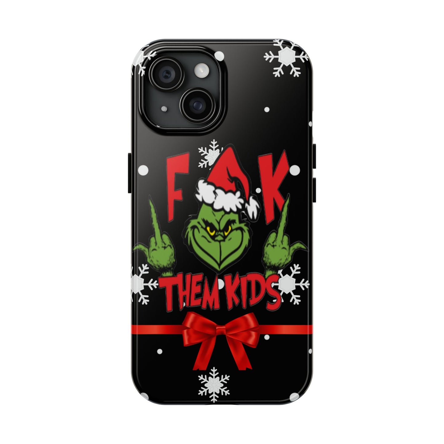 Funny “Forget Them Kids” Christmas iPhone Case | Sole Artist Studio