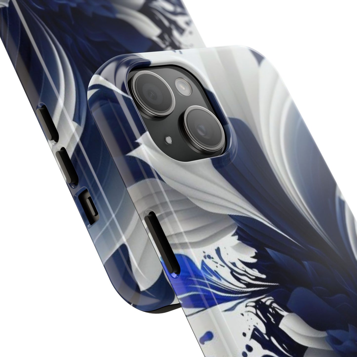 Blue & White Abstract iPhone Case | Sole Artist Studio