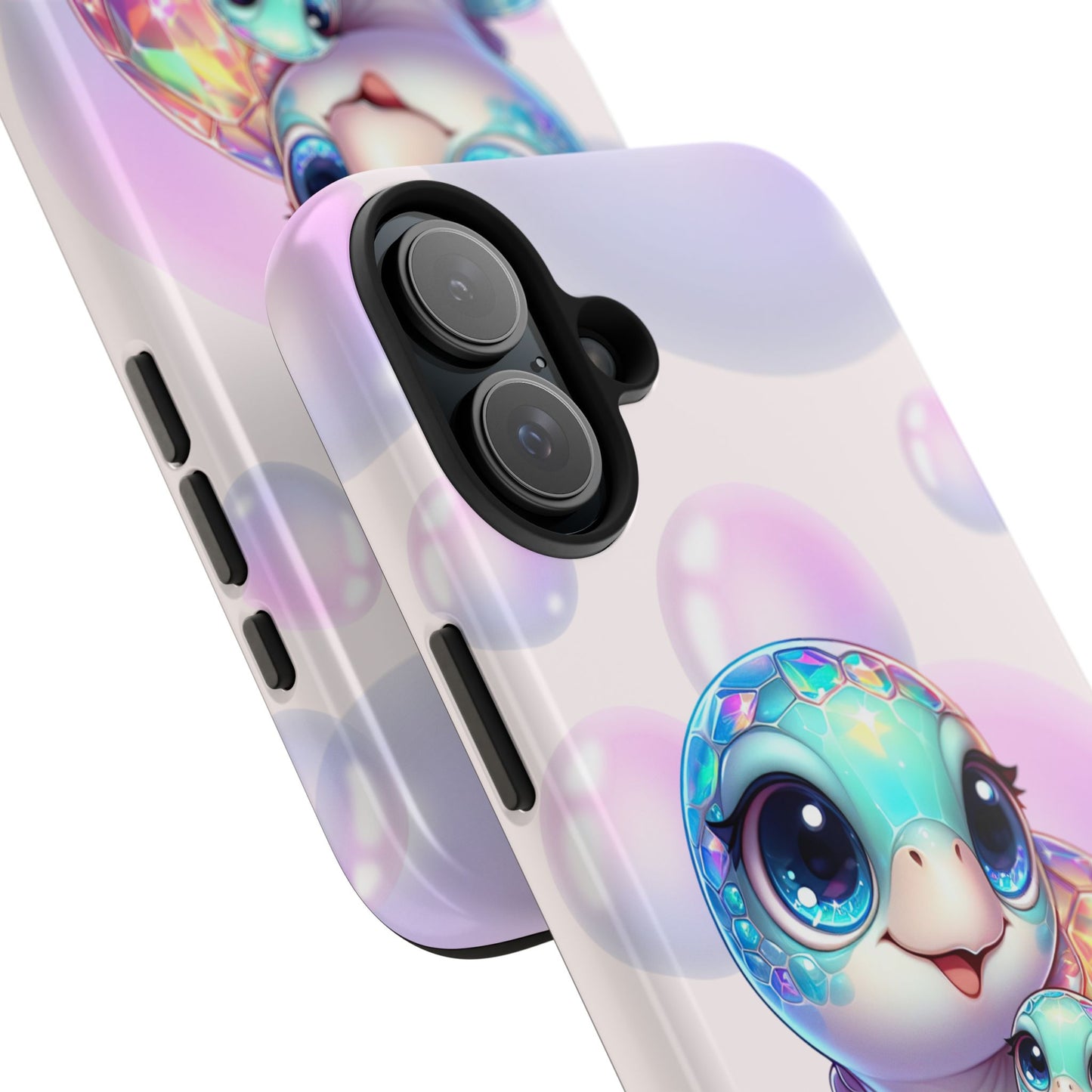 Mama & baby sea turtles summer aesthetics iPhone case. Compatible with iPhone models 11-15 including all mini, plus, pro & pro max. Custom phone case for smartphones. design for Girls, Woman