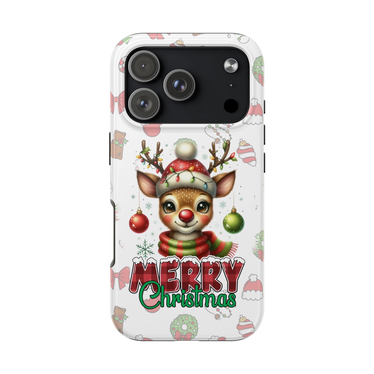 Vintage Reindeer Christmas iPhone Case | Sole Artist Studio