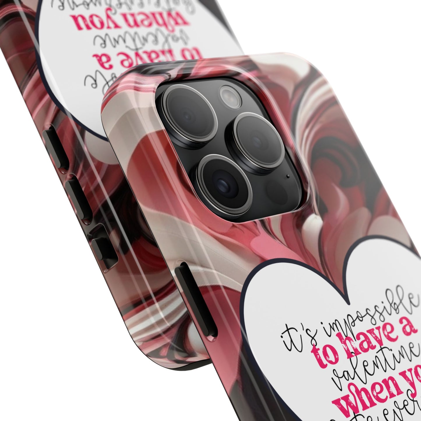 It’s Hard to Have a Valentine When You Hate Everyone iPhone Case | Sole Artist Studio