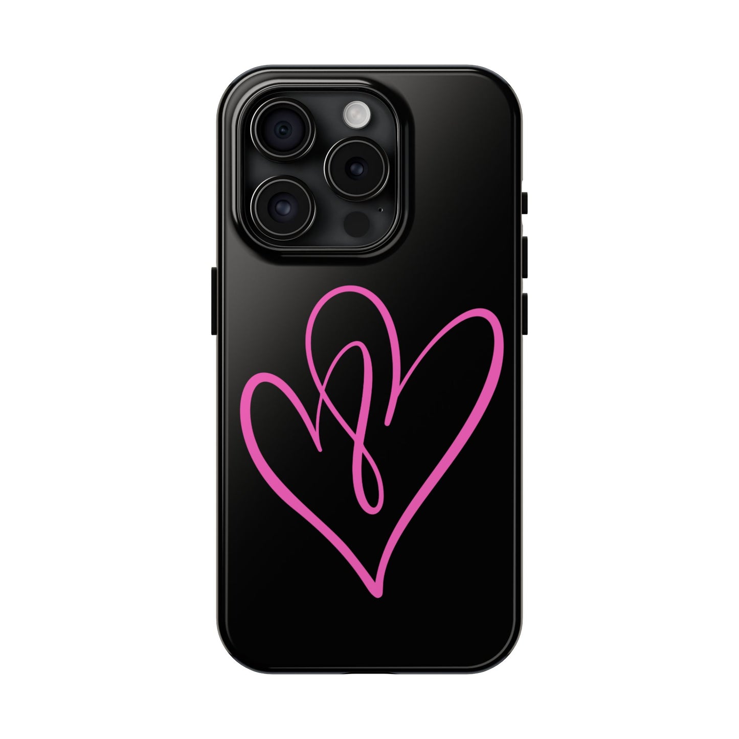 Intertwined Pink Hearts Valentine iPhone Case | Sole Artist Studio