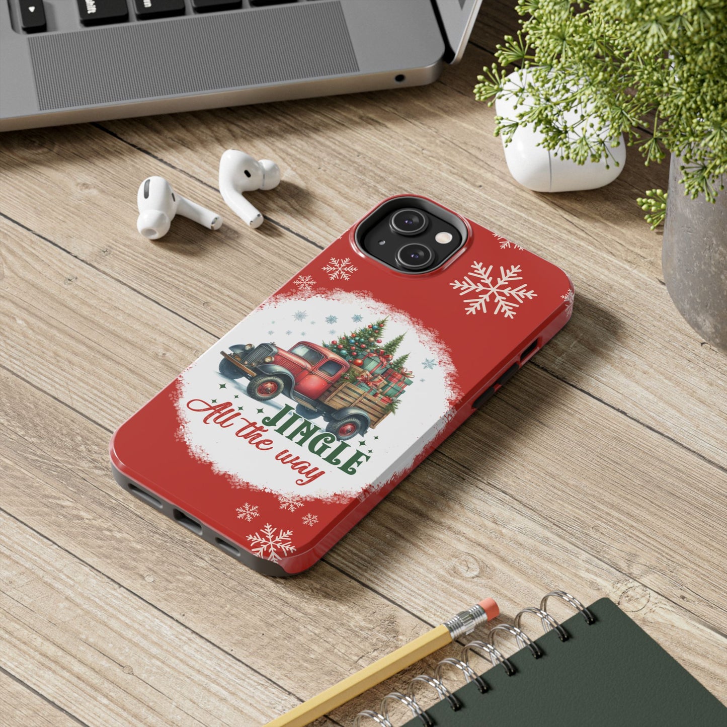 Farm Truck Christmas iPhone Case | Sole Artist Studio