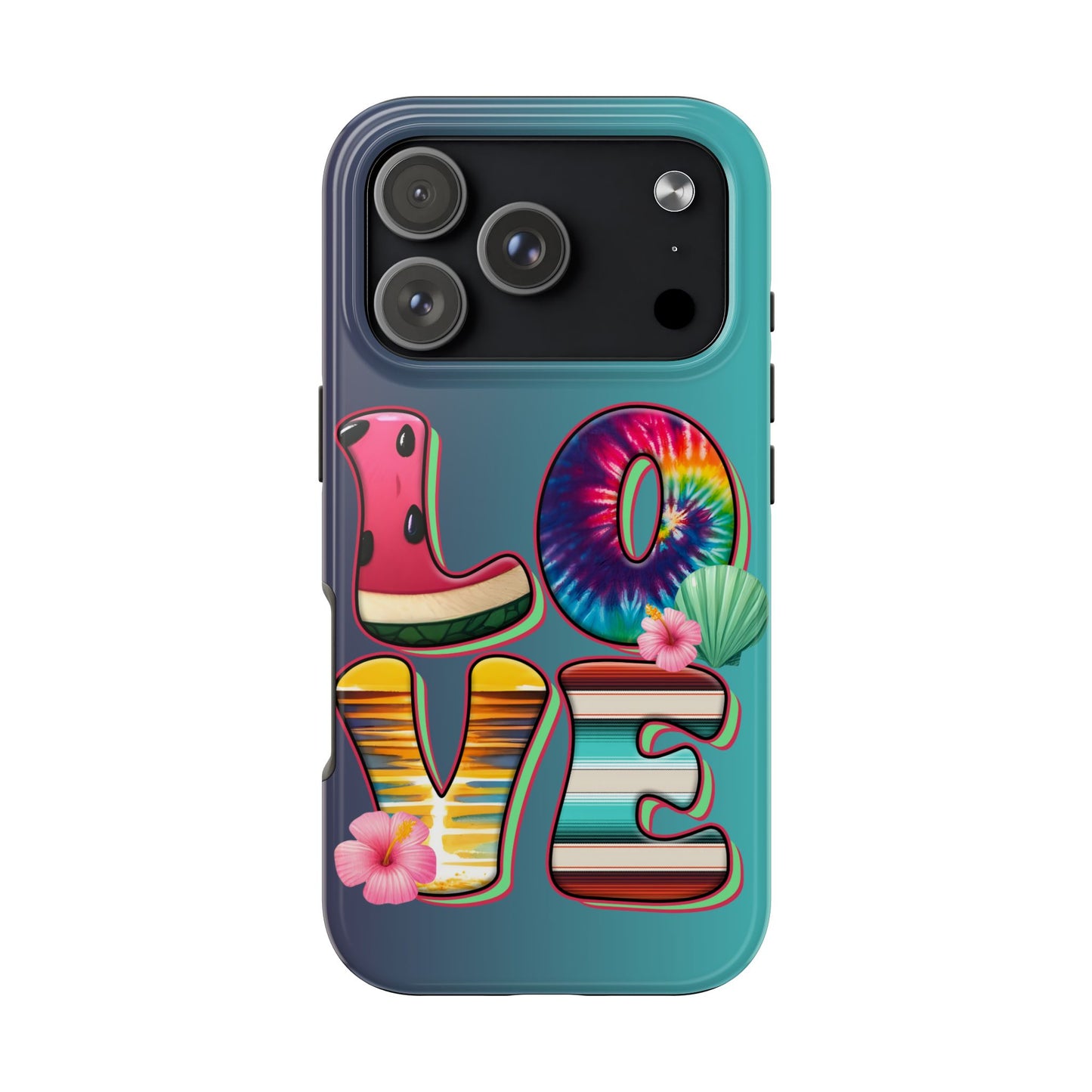 Boho LOVE Summer Aesthetic iPhone Case | Sole Artist Studio