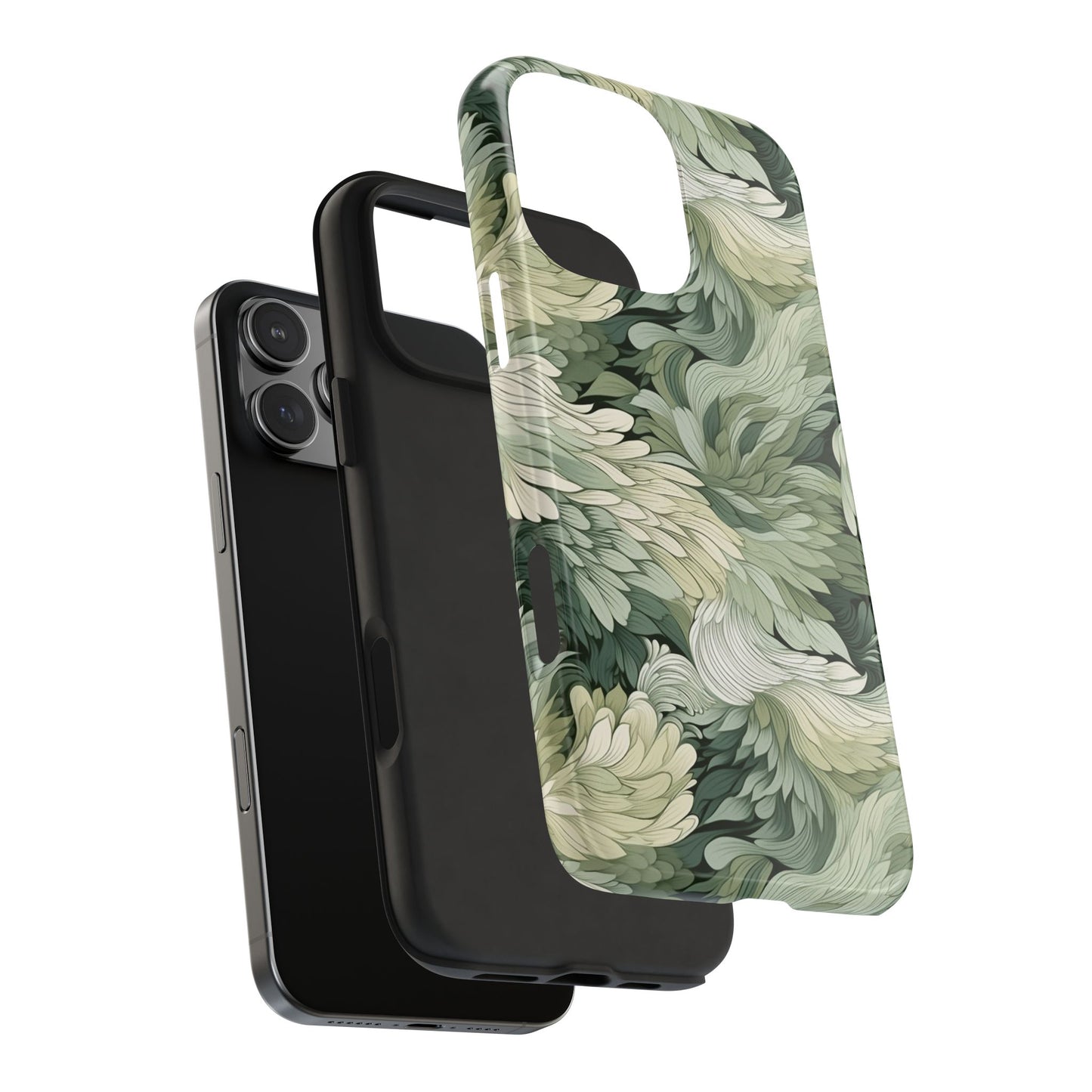 Vintage Sage Green Abstract iPhone Case | Sole Artist Studio