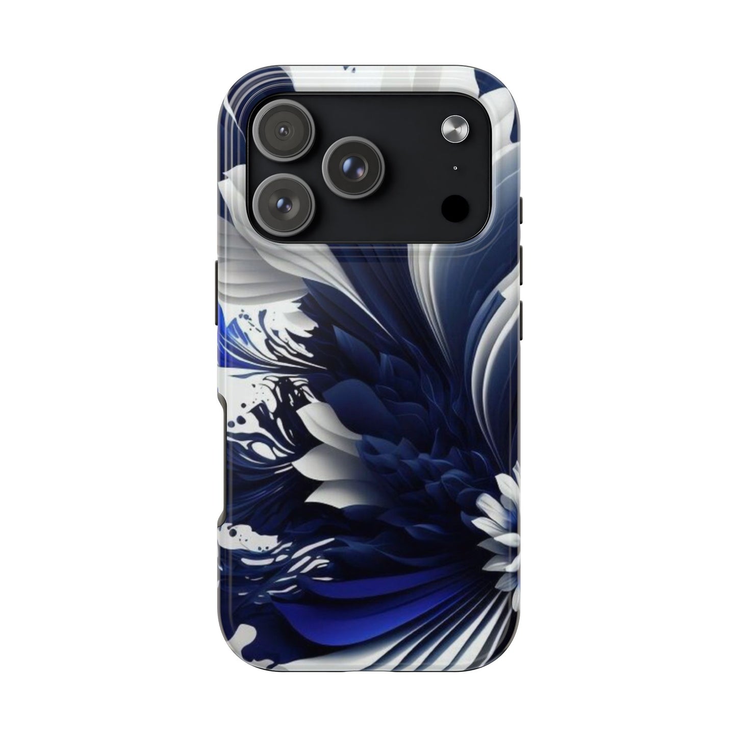 Blue & White Abstract iPhone Case | Sole Artist Studio