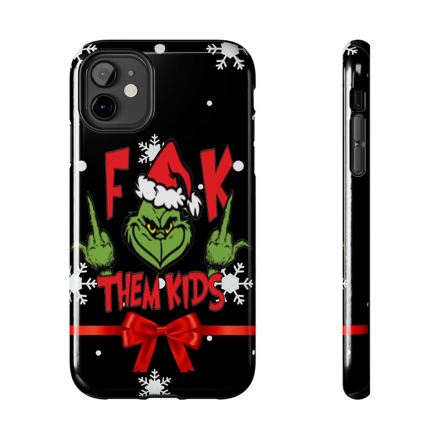 Funny “Forget Them Kids” Christmas iPhone Case | Sole Artist Studio