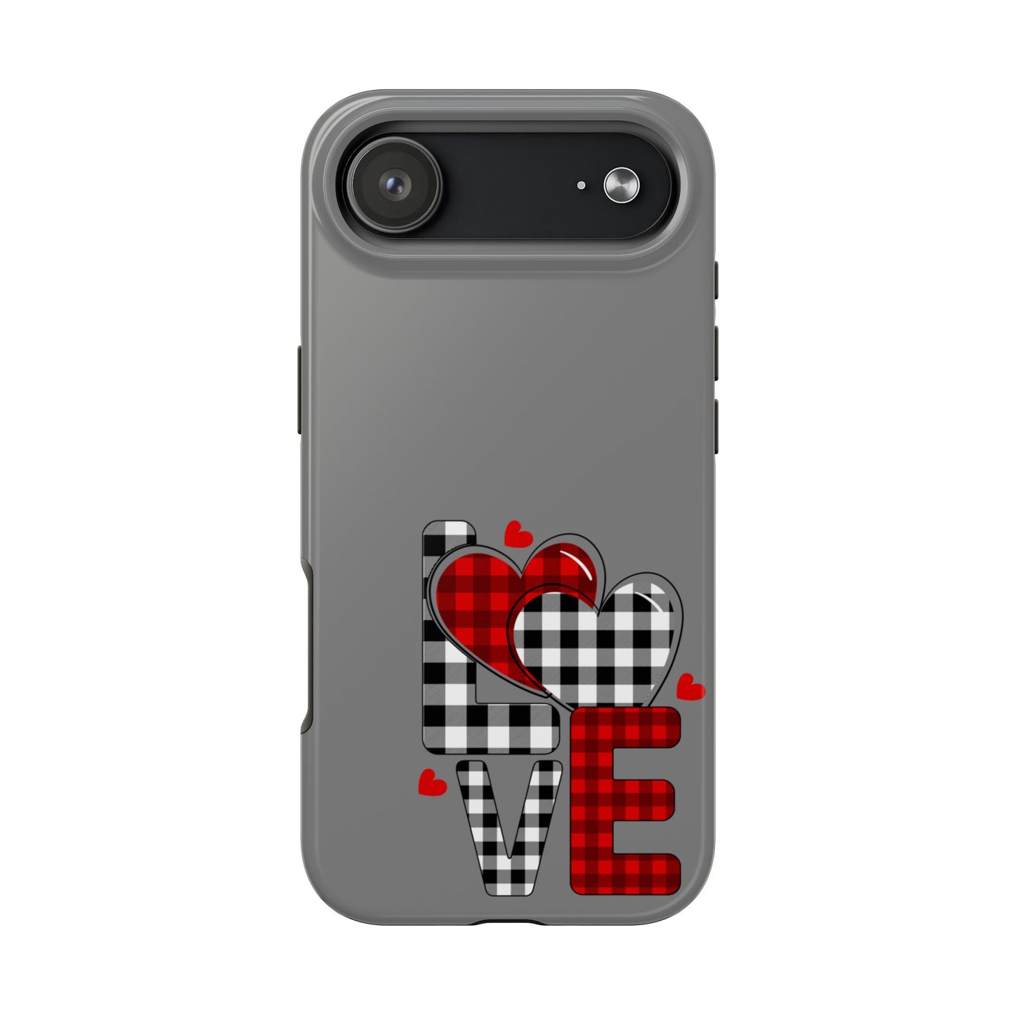 Grey LOVE Valentine iPhone Case | Sole Artist Studio